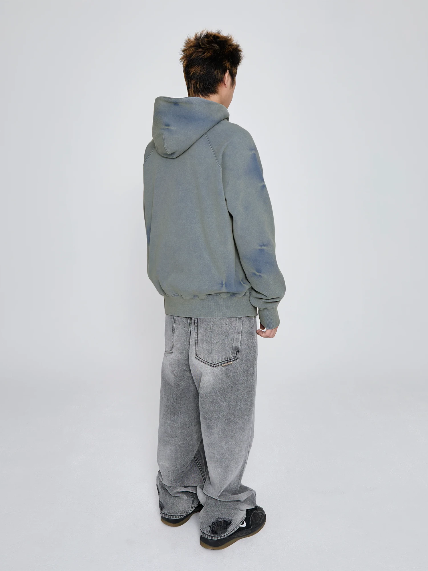 Худи YESEYESEE SN Painted Hoodie Smoky Blue