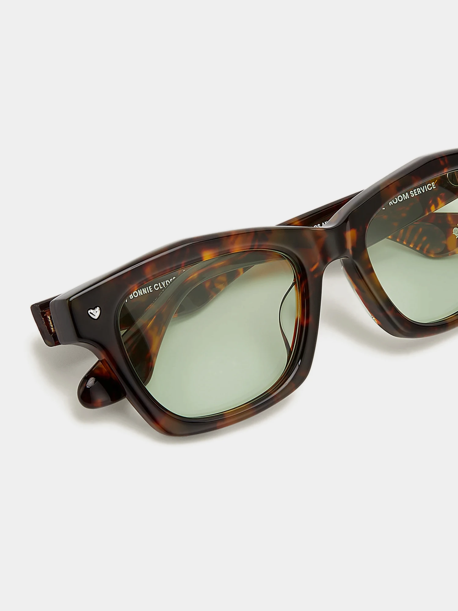 Очки Bonnie Clyde Room Service Tortoise & Green Tint