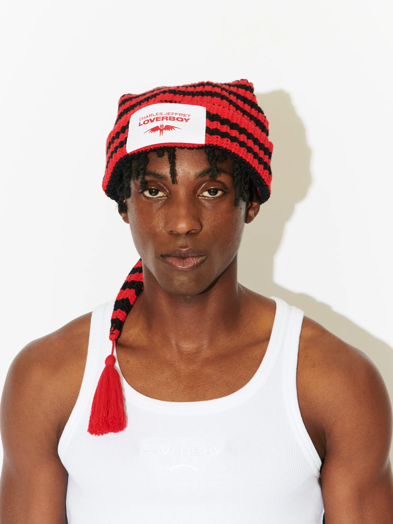 Шапка Charles Jeffrey Loverboy Sloppy Giuseppe Red