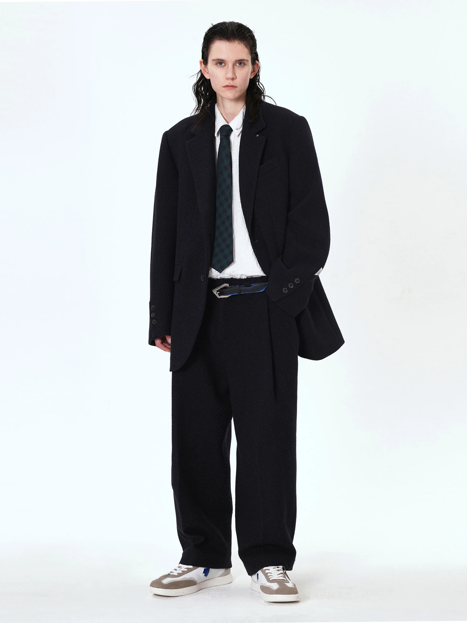 Кеды ADERERROR Raff Blue/Off White