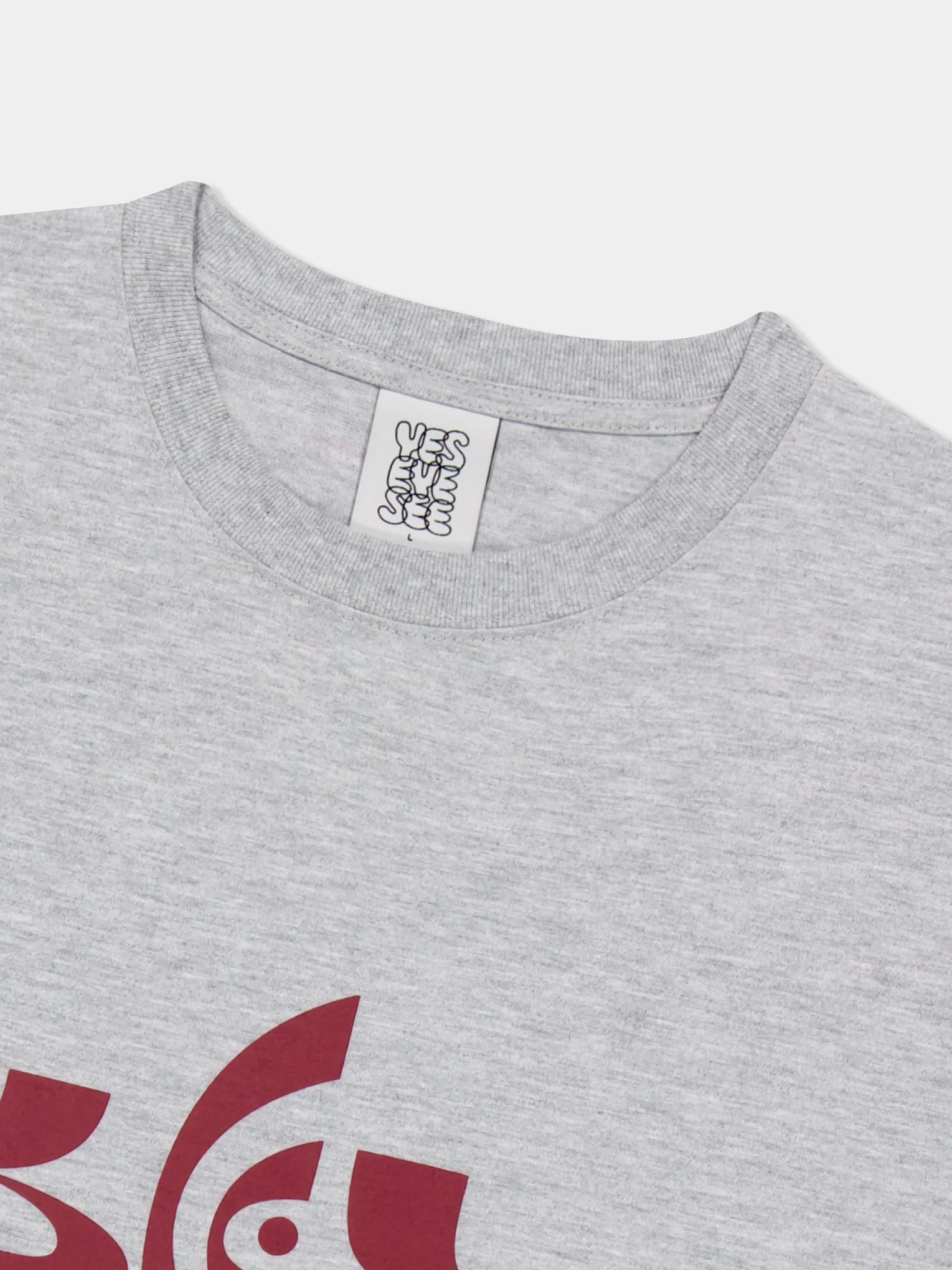 Футболка YESEYESEE Geometric Logo Tee Grey