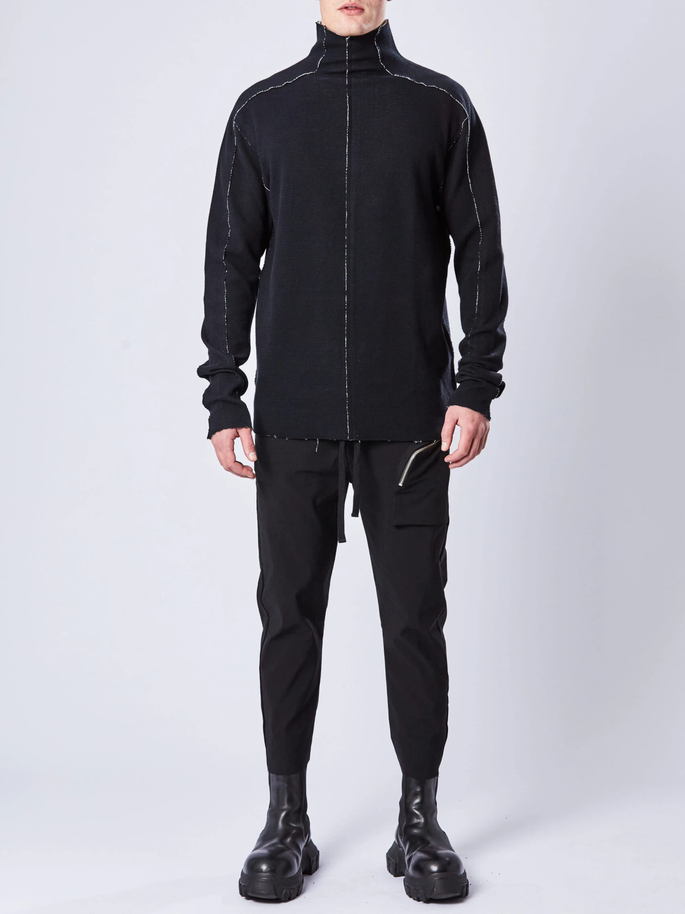 Лонгслив thom/krom M TS 742 Black