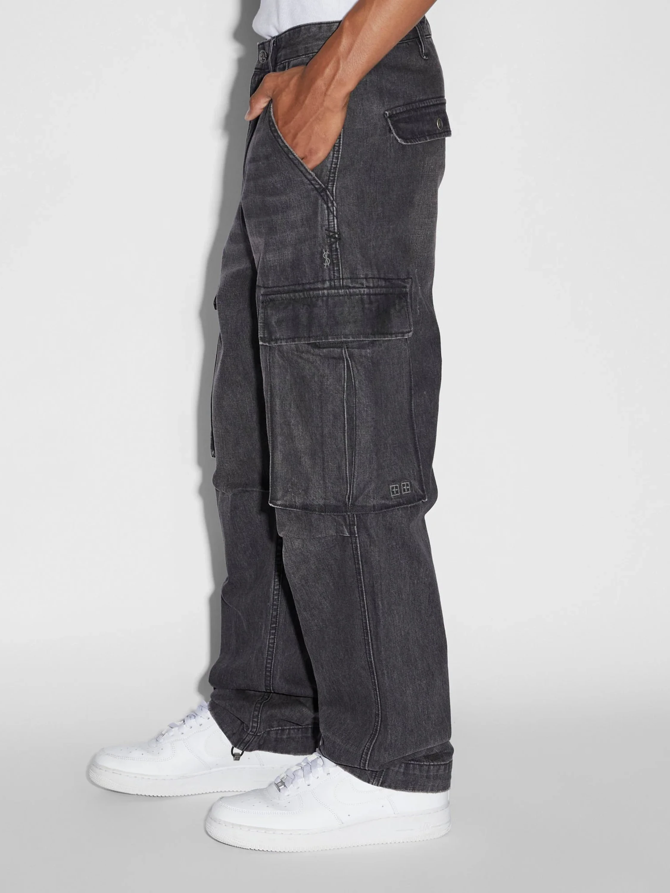 Брюки Ksubi Riot Cargo Pant Faded Black