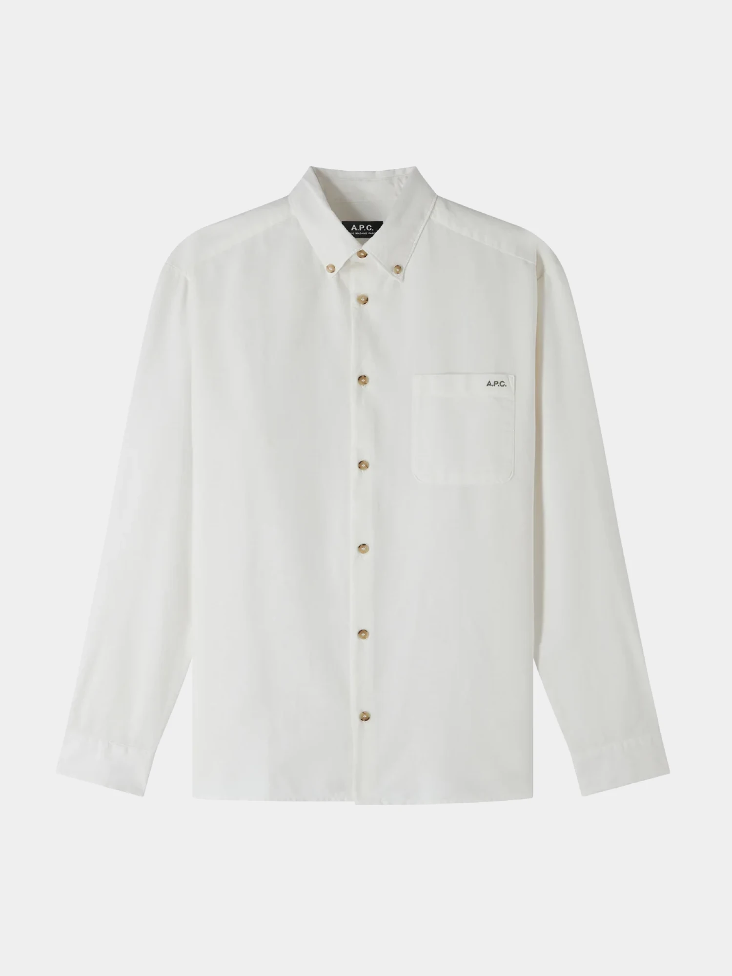 Рубашка A.P.C. Mateo Logo White