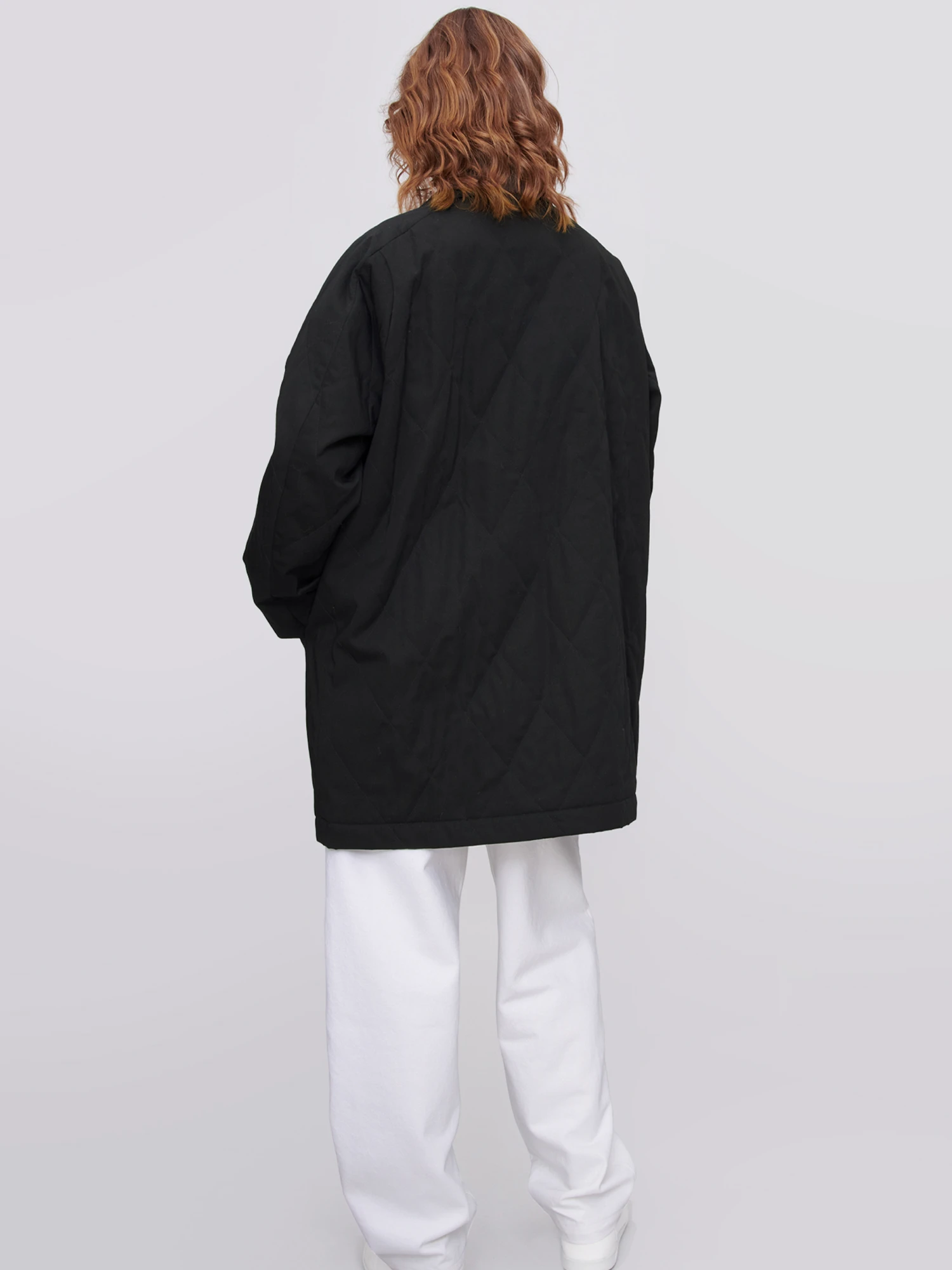 Женское стеганое пальто A.P.C. Malia Coat Noir