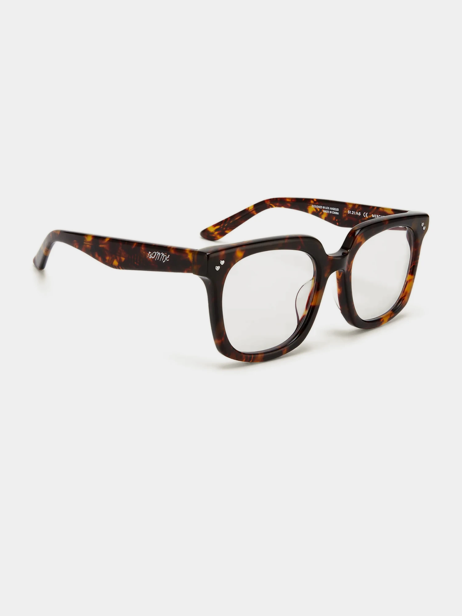 Очки Bonnie Clyde Mercutio Tortoise & Clear Lens