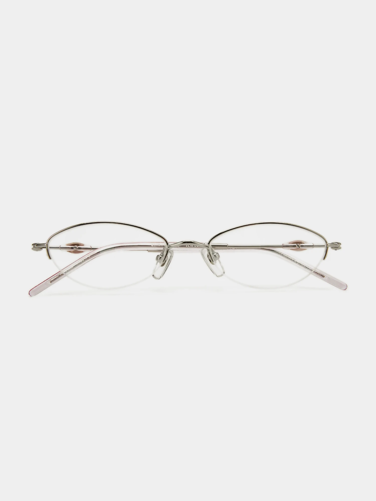 Очки Bonnie Clyde Jewel Silver Transparent Pink & Clear Lens