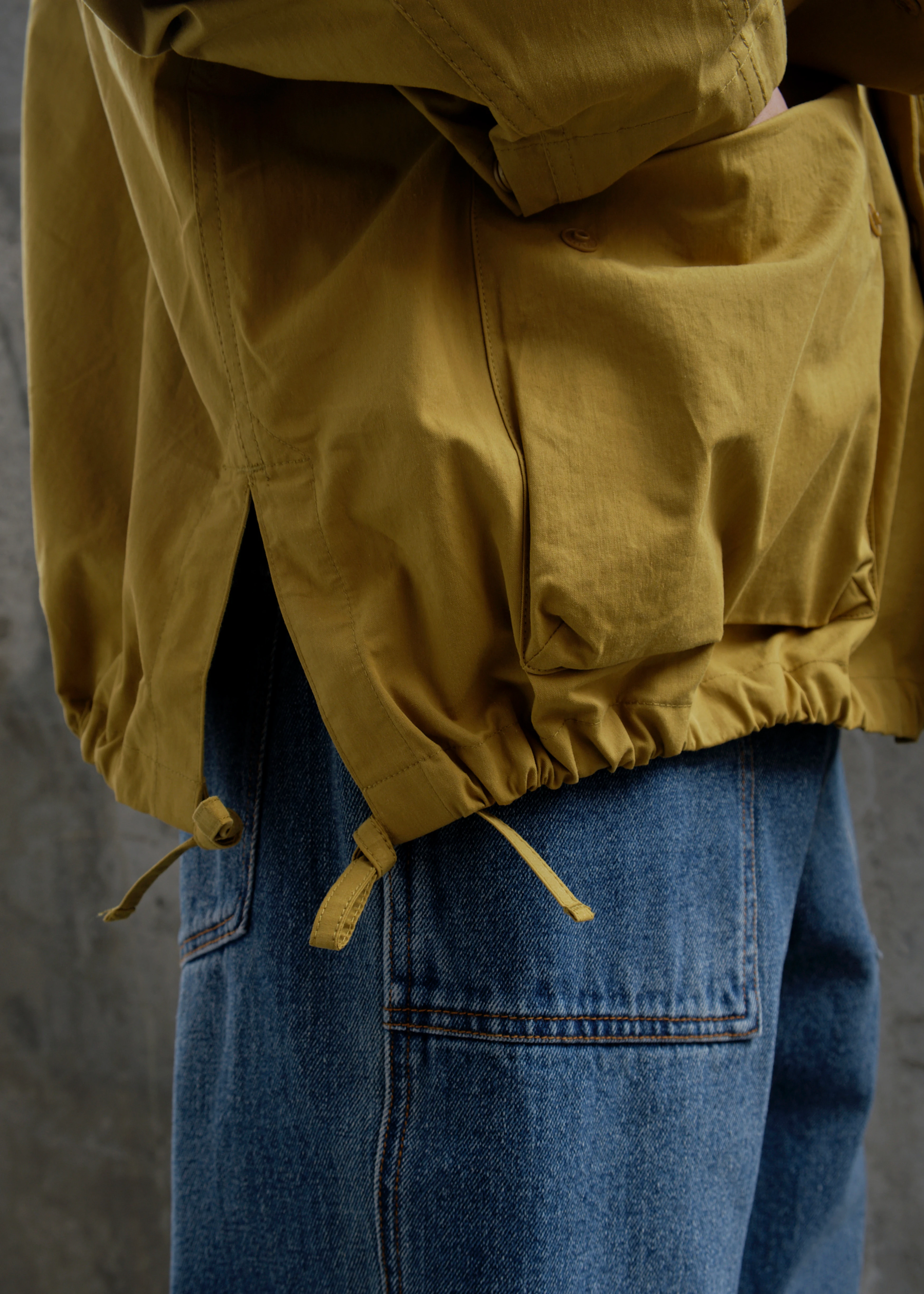 Овершот Uniform Bridge 4pocket Coach Jacket Mustard Green