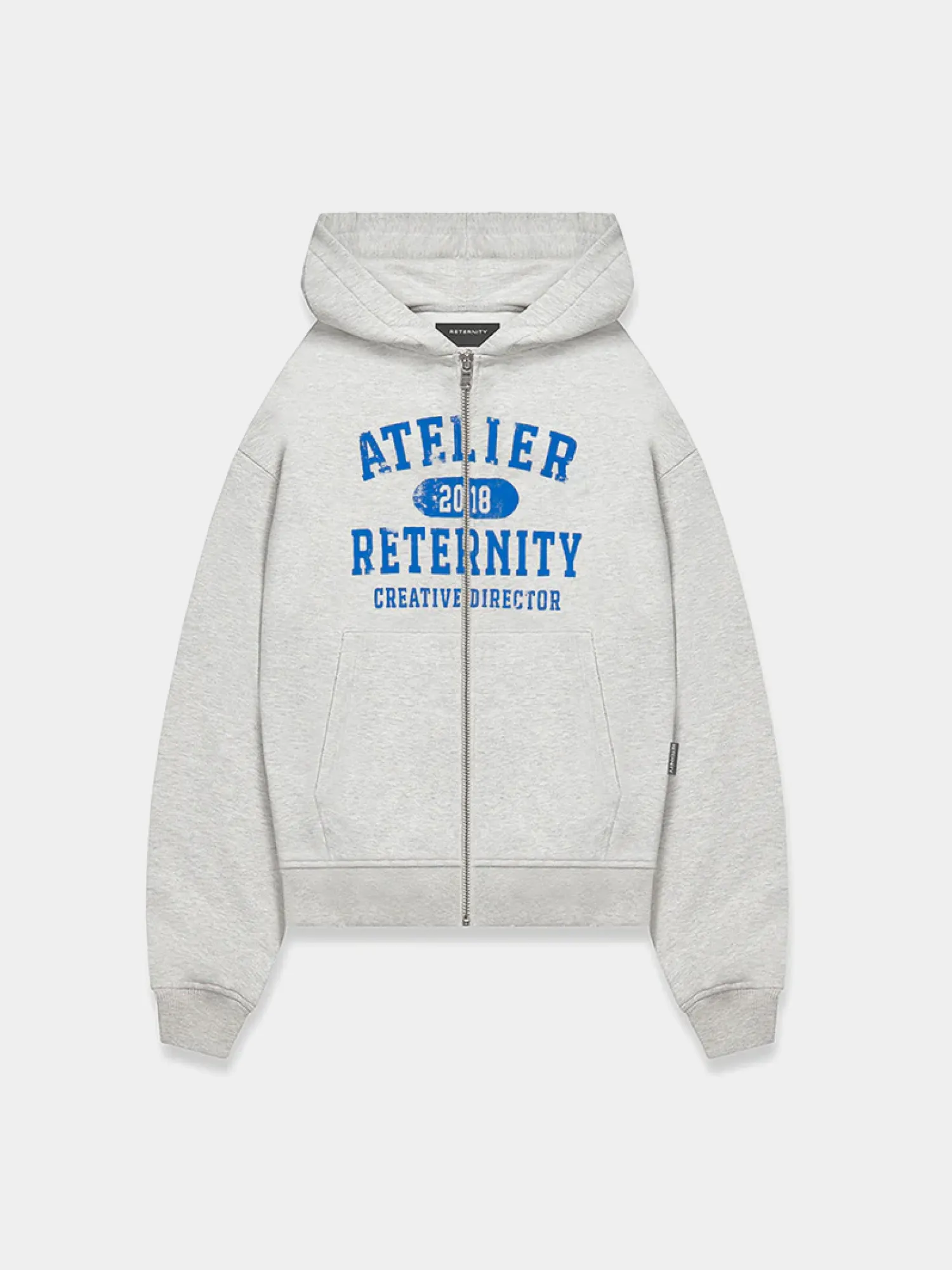 Зип-худи RETERNITY Atelier Emblem Melange Grey