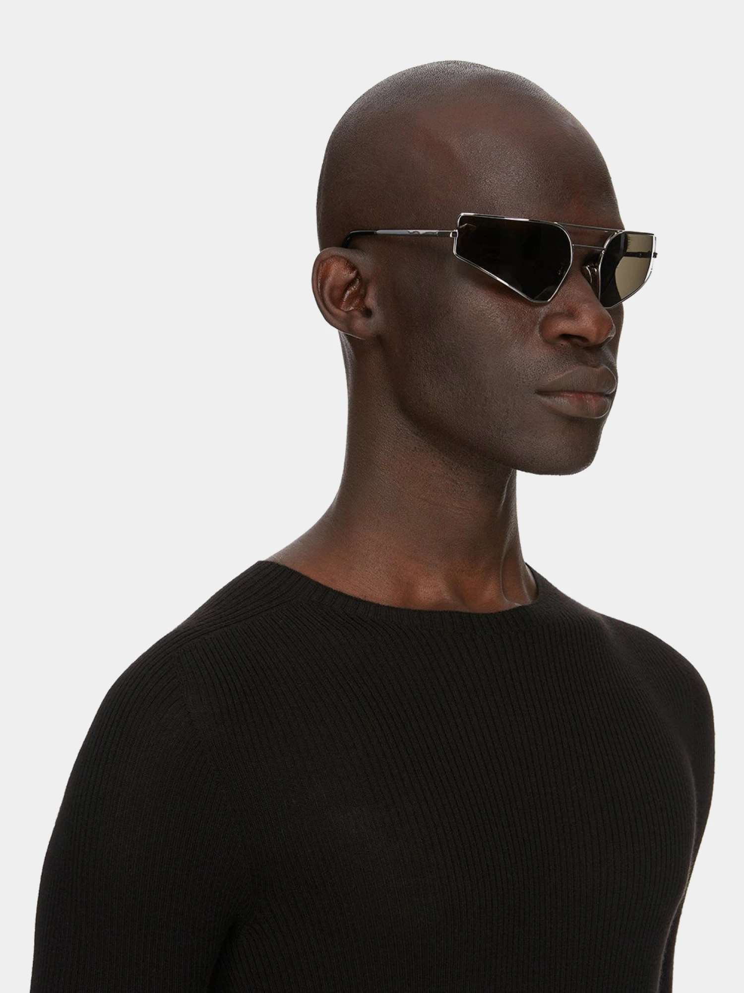 Очки RICK OWENS DRKSHDW Prong Silver/Black