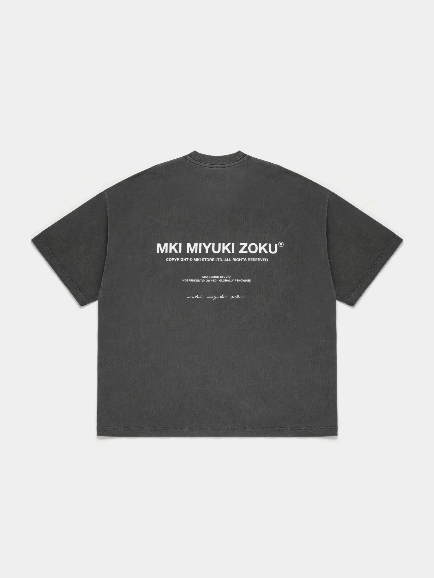 Футболка MKI MIYUKI ZOKU Design Studio Pigment Black