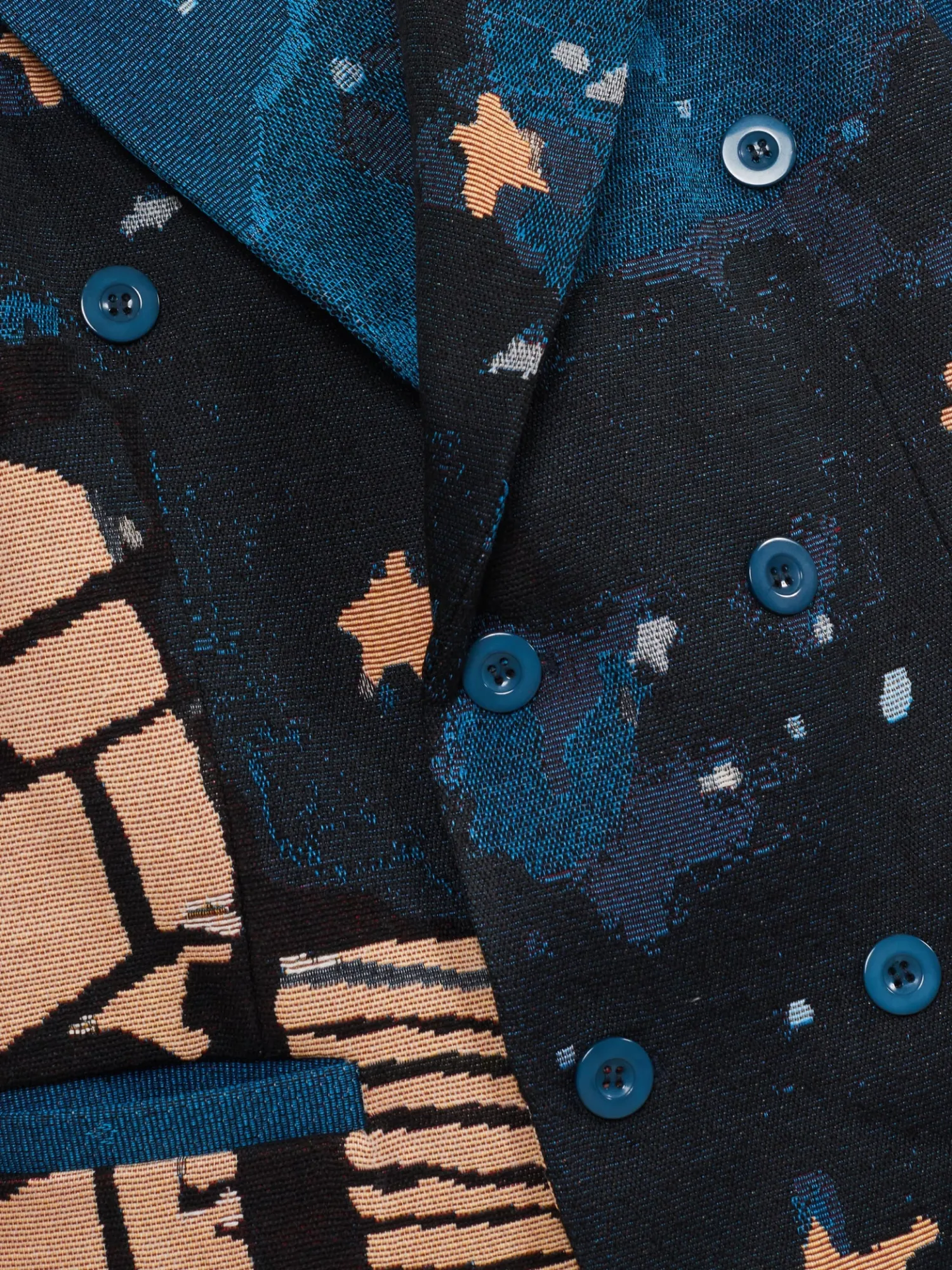 Пиджак KidSuper Jacquard Boy Who Jumped The Moon Multi