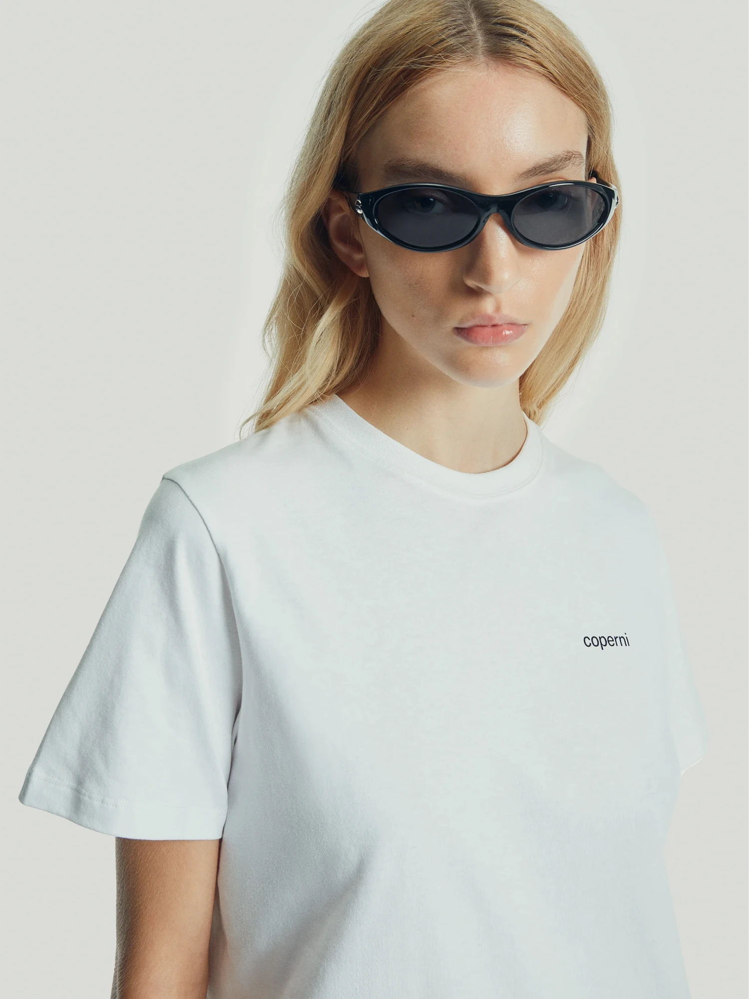 Футболка Coperni Logo Boxy T-Shirt White