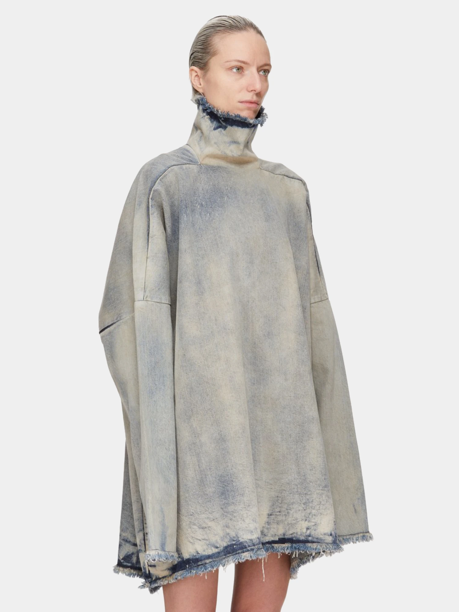 Лонгслив RICK OWENS DRKSHDW Jumbo Tabard Mineral Pearl