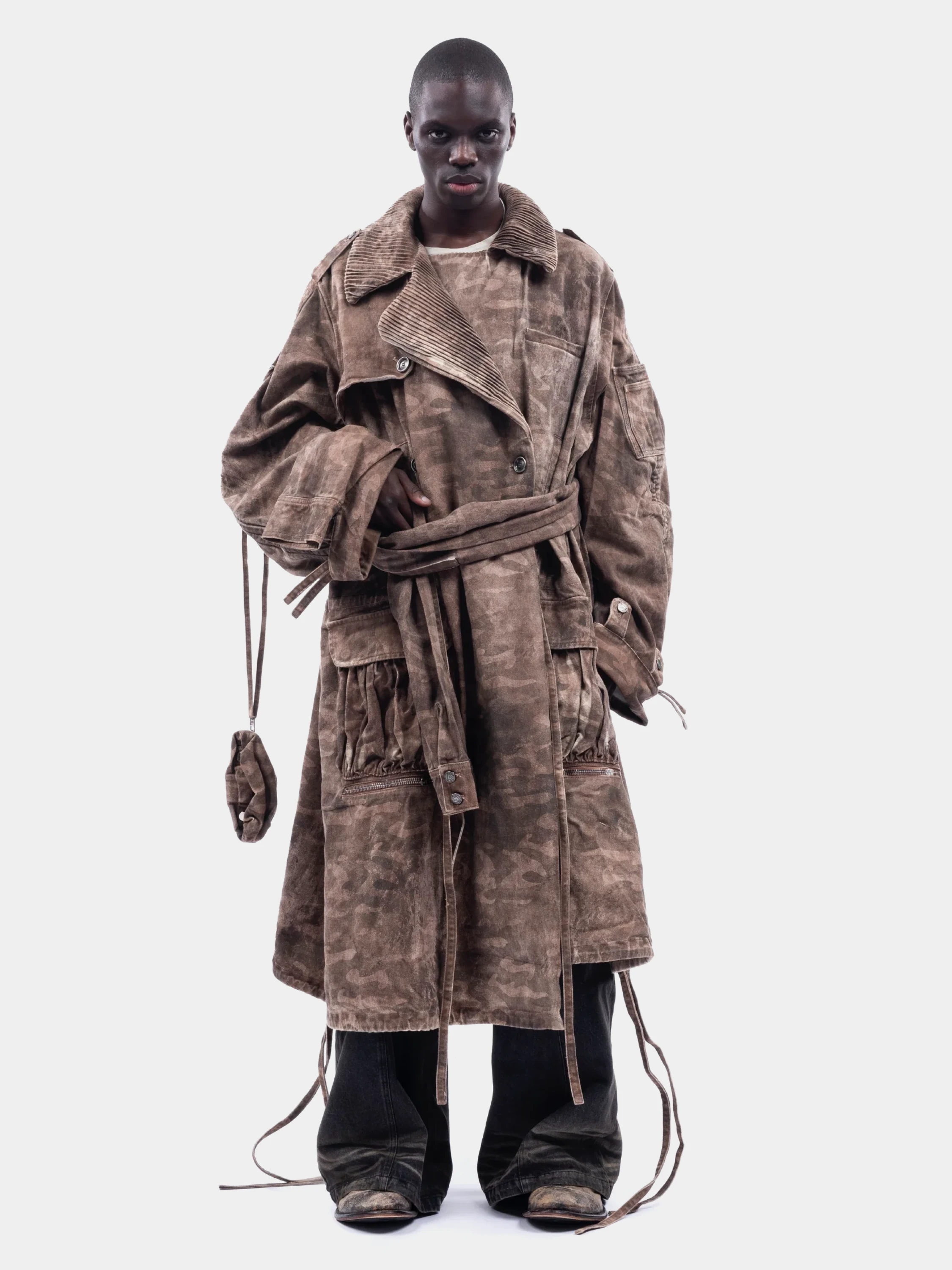 Пальто NO/FAITH STUDIOS Denim Coat Camo