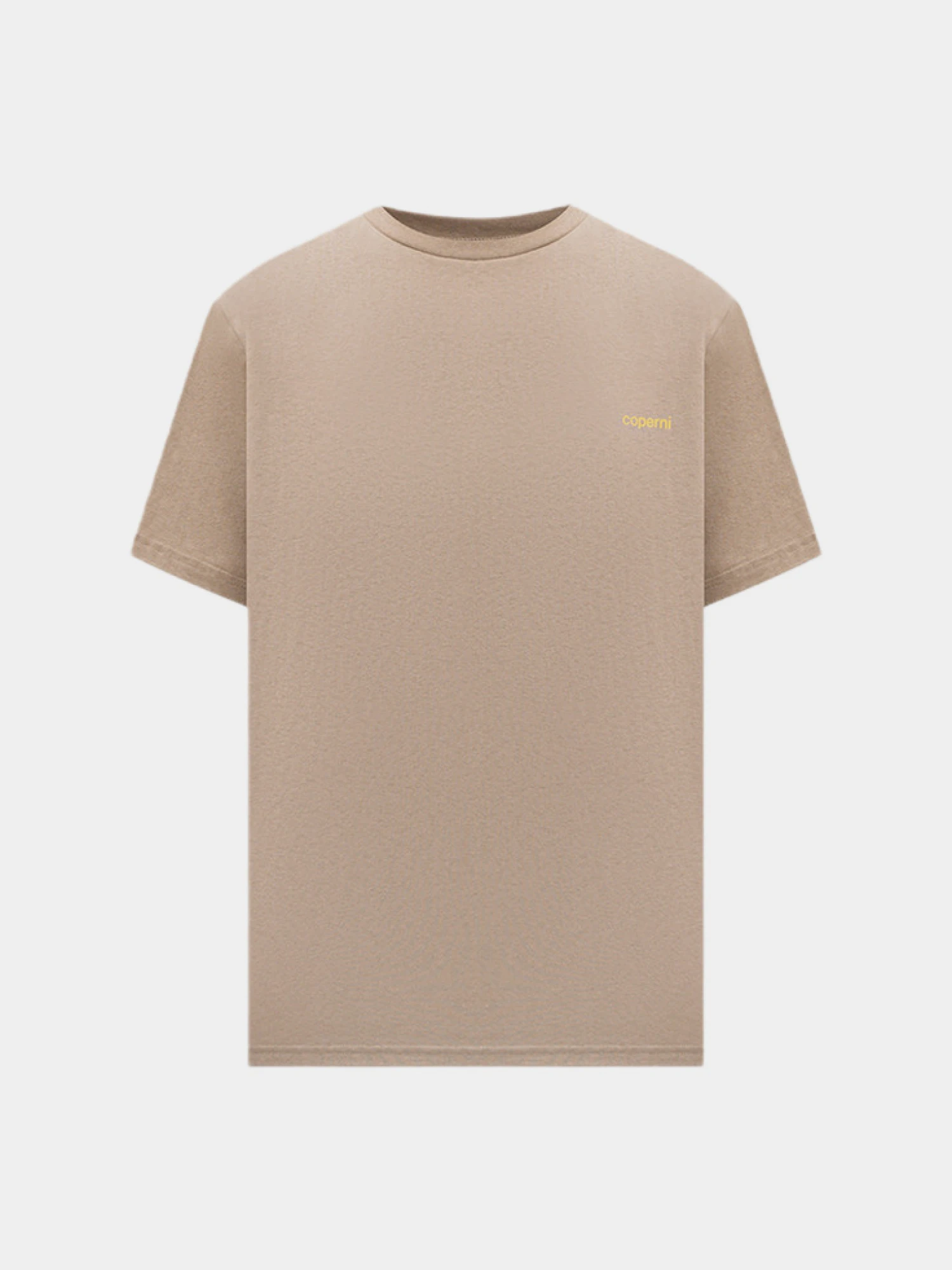 Футболка Coperni Logo Boxy T-Shirt Beige/Yellow