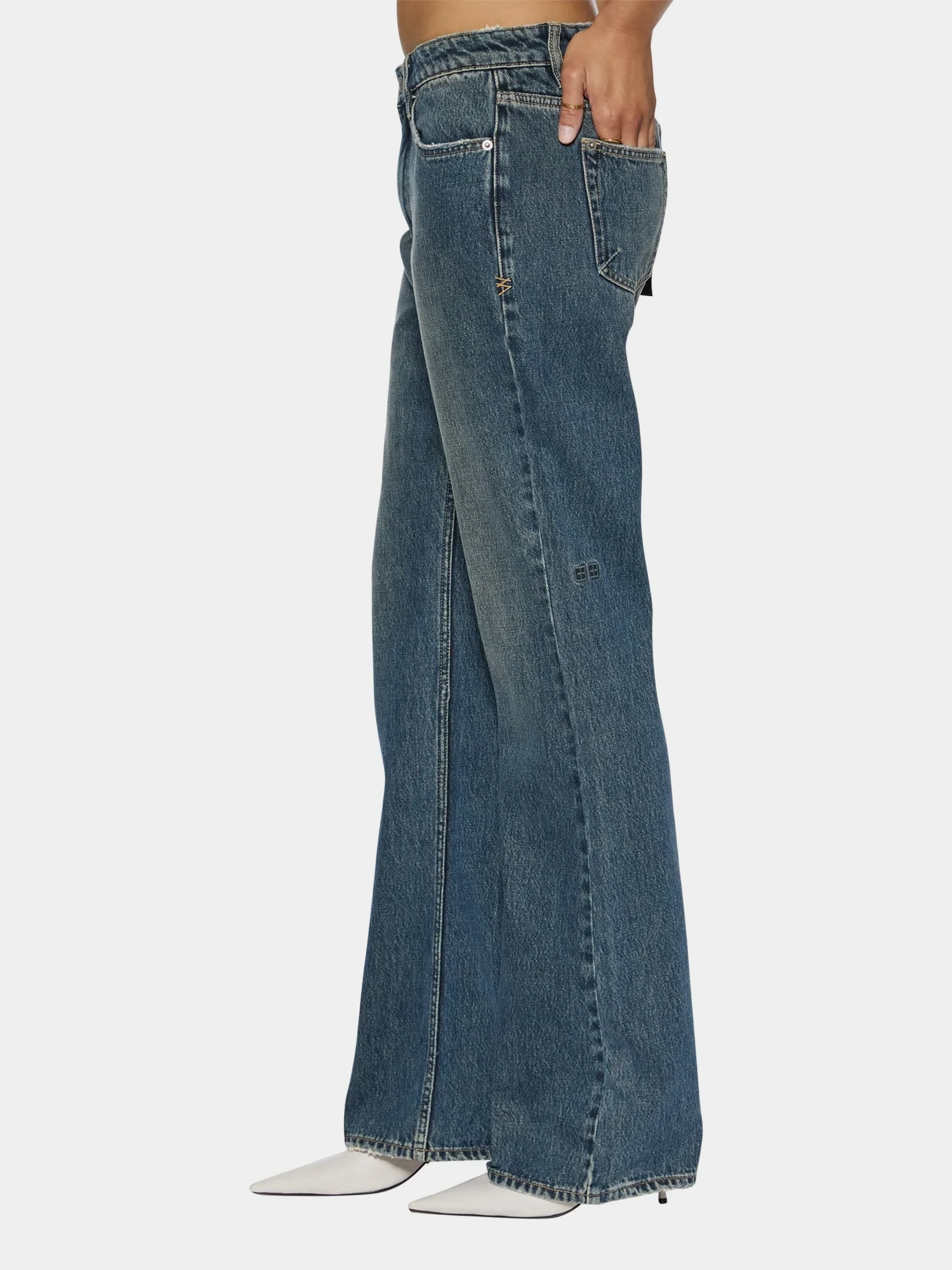 Женские Джинсы Ksubi Soho Slouch Sandstorm