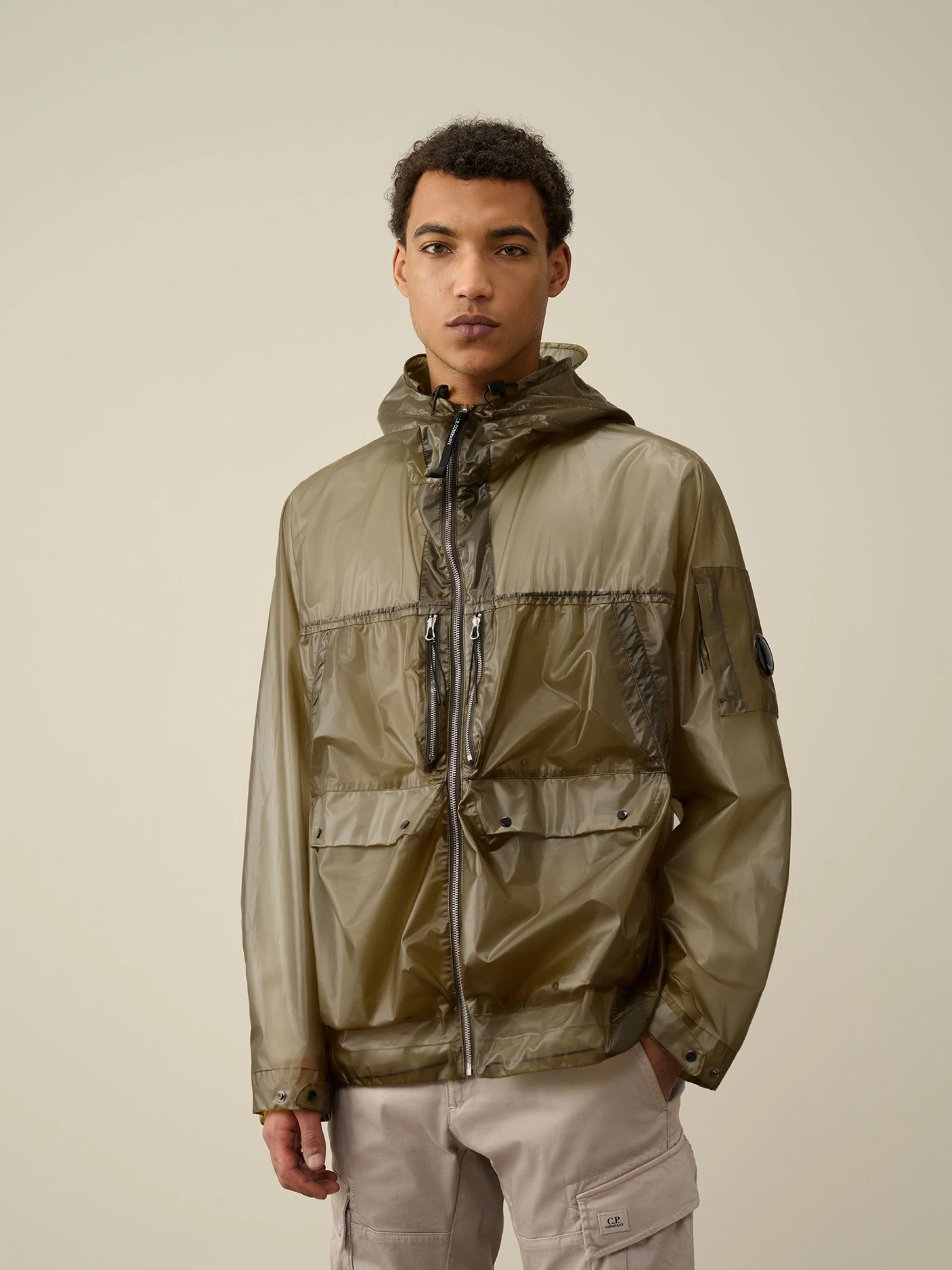 Ветровка C.P. Company PiUM Hooded Jacket Ivy Green