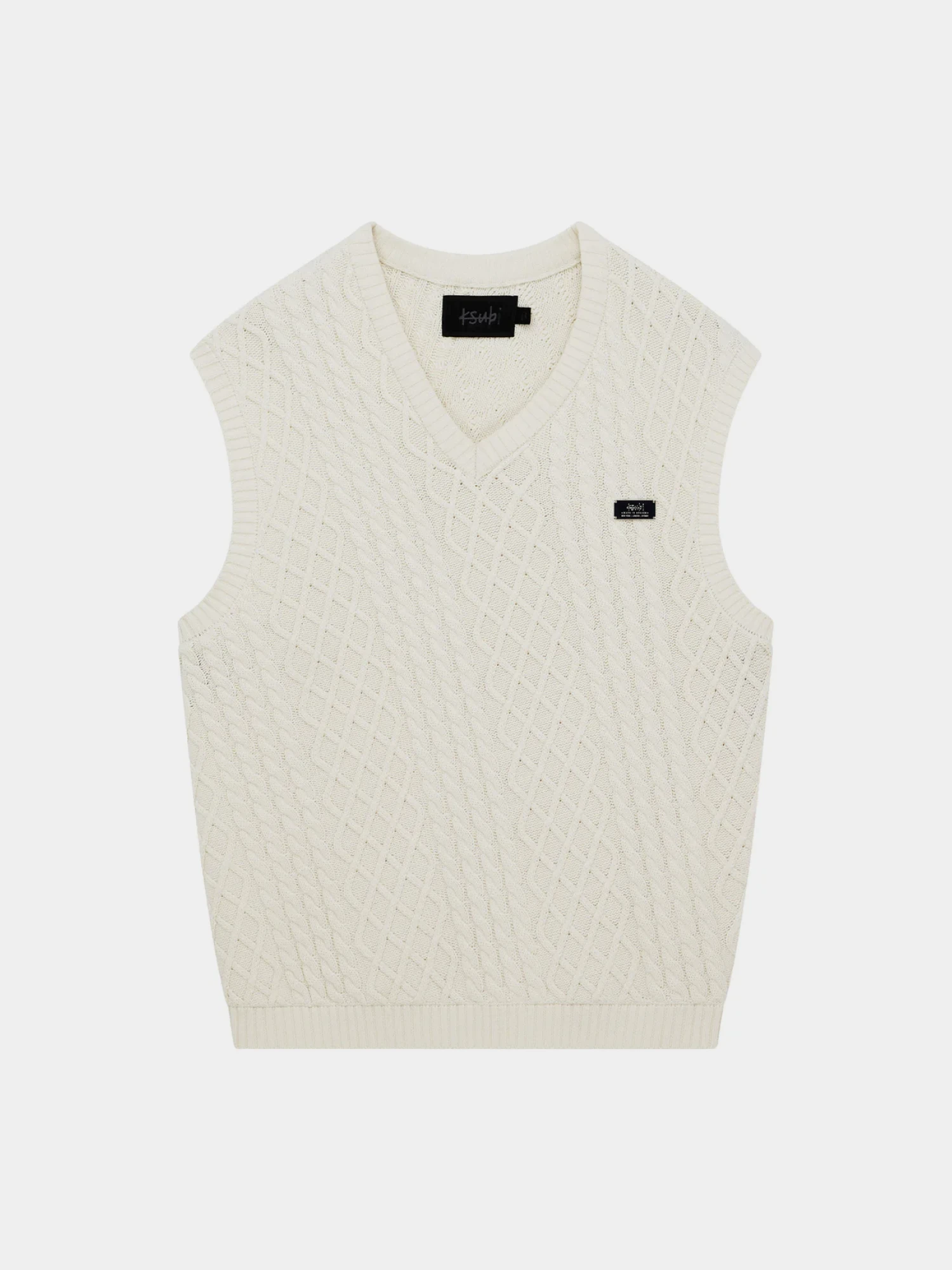 Жилет Ksubi Turncable Knitted Vintage White