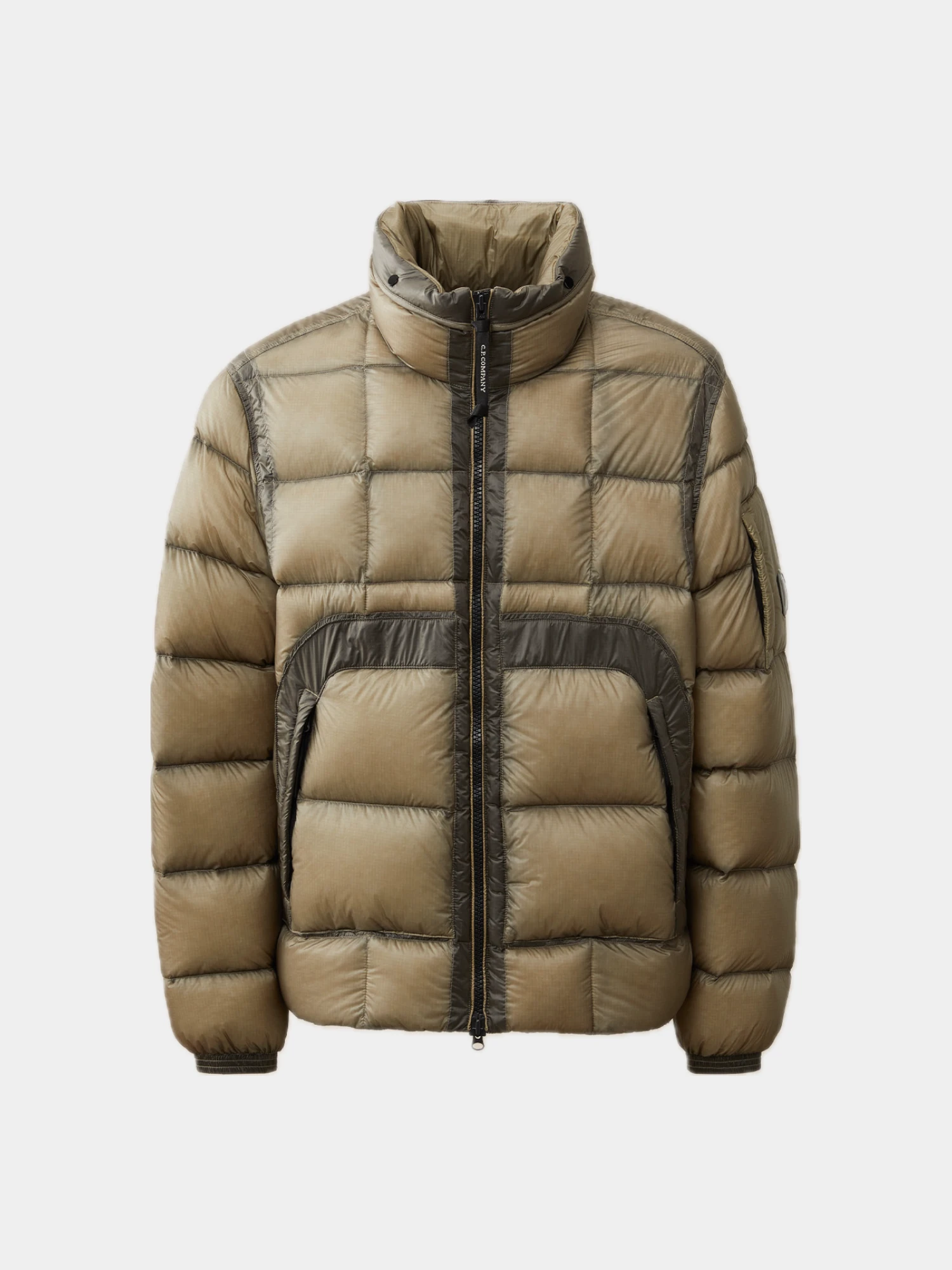 Пуховик C.P. Company D.D. Shell Hooded Short Down Vintage Khaki