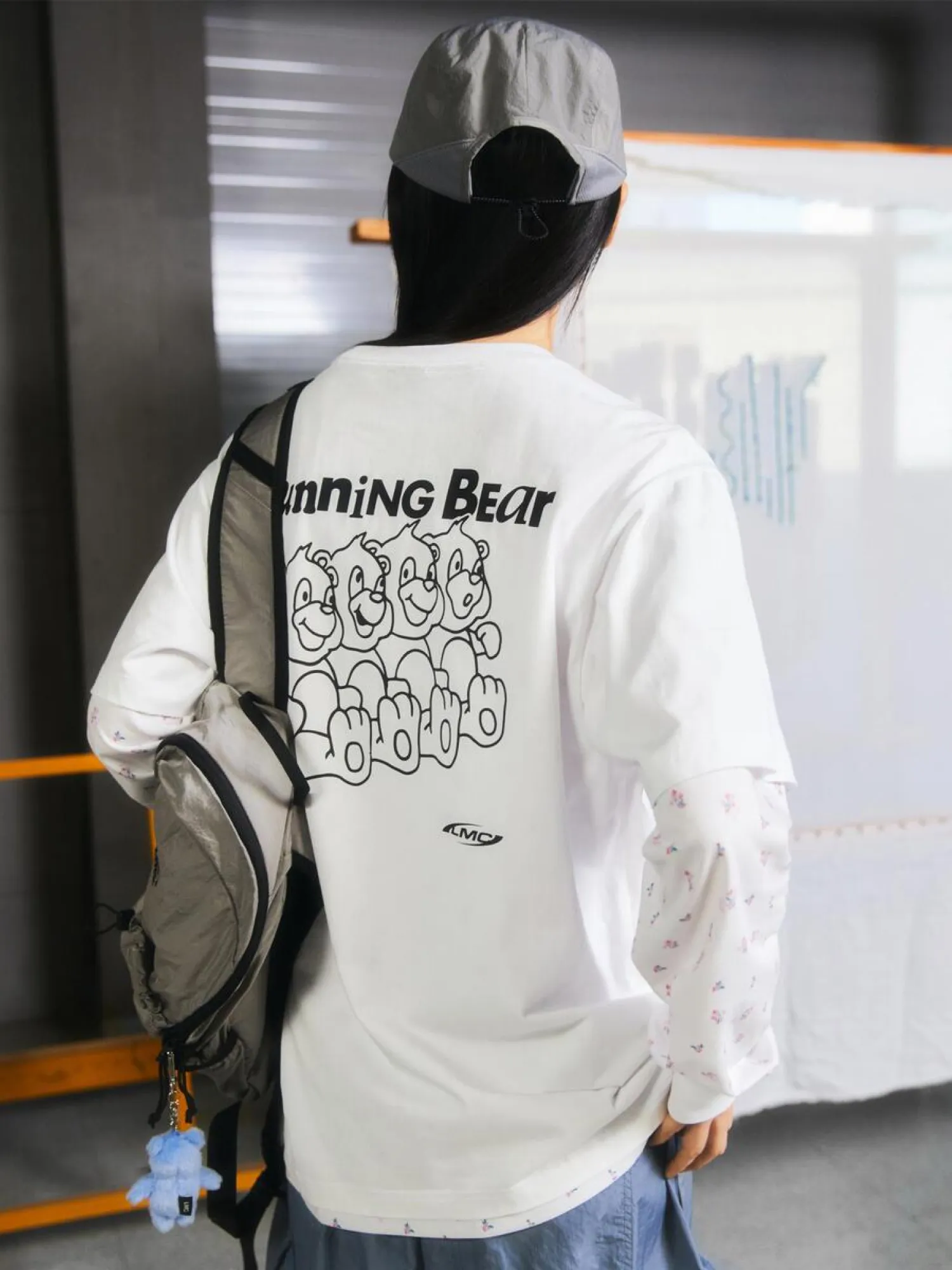 Футболка LMC Running Bear Tee White