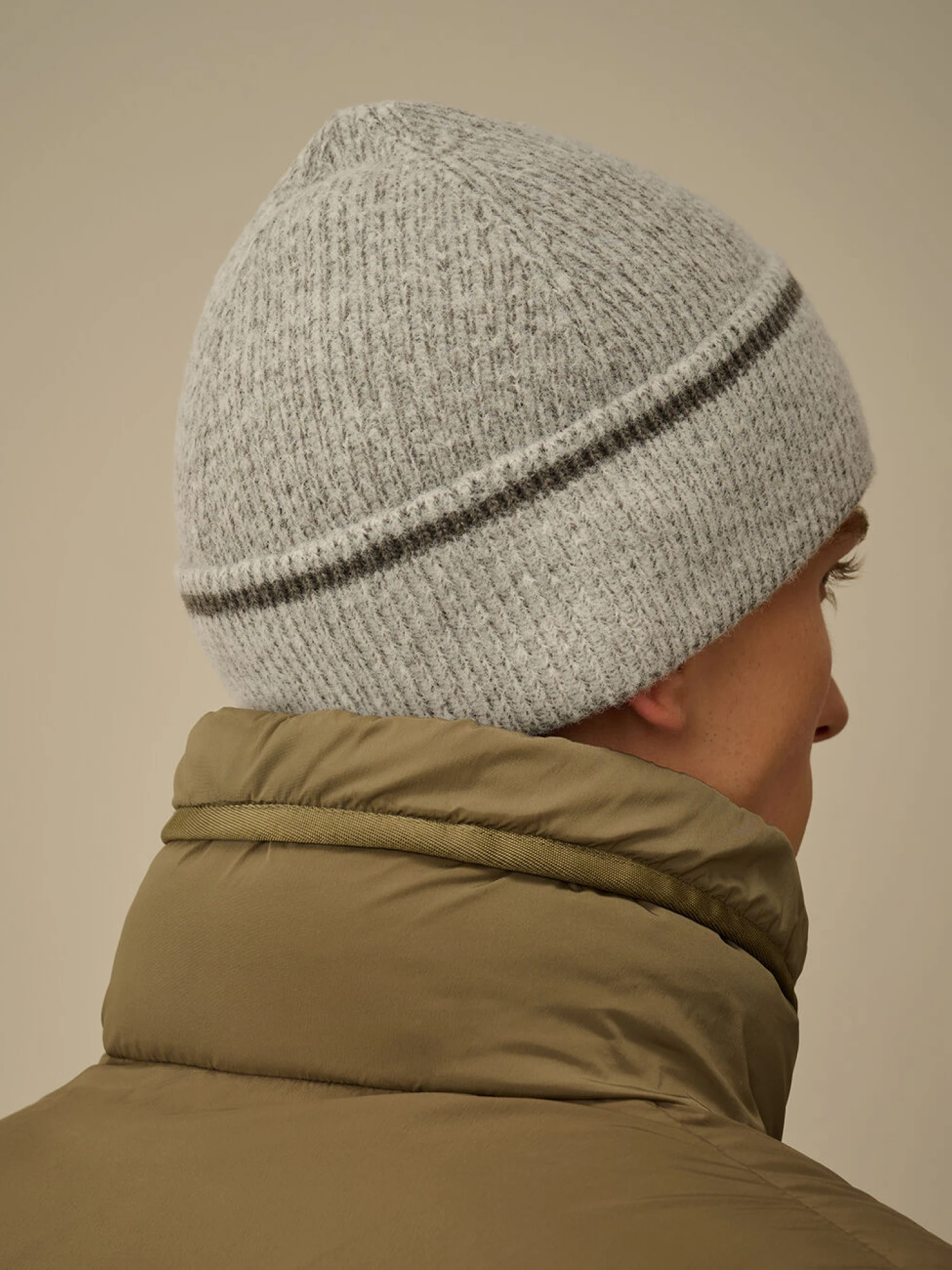 Шапка C.P. Company Fleece Knit Beanie Gunmetal