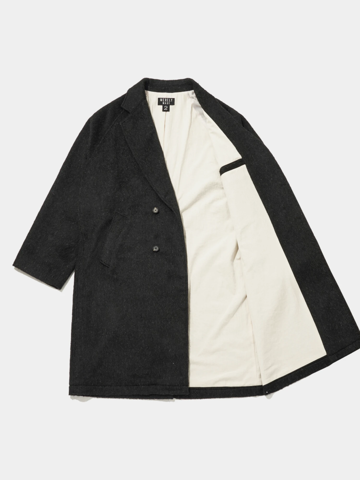 Пальто MERELY MADE Premium Wool Blend Melton Nomadic Winter Black