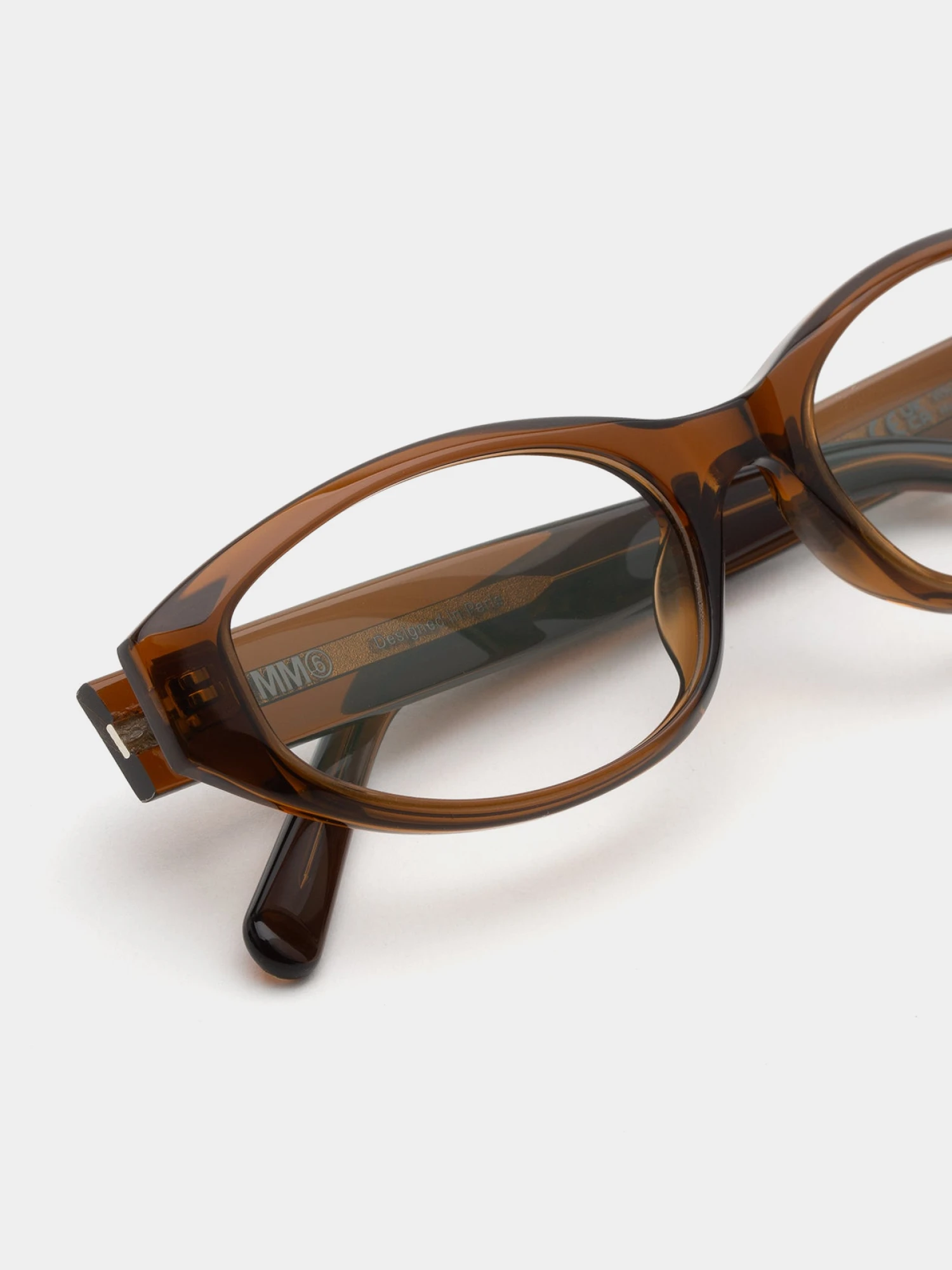Очки MM6 Maison Margiela Lunettes 9 Optiques Marron