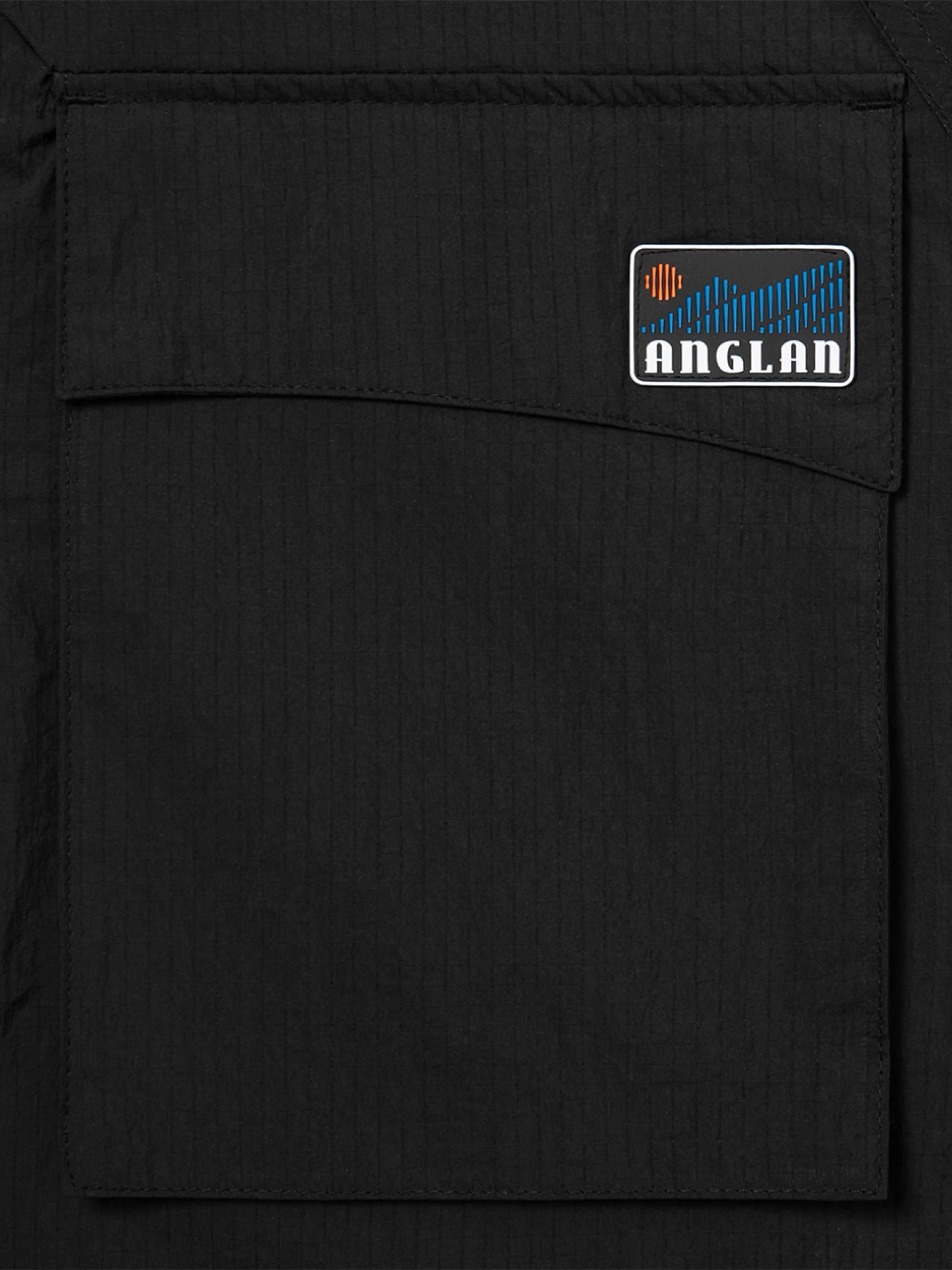 Анорак ANGLAN Rib Nylon Mountain Anorak Black