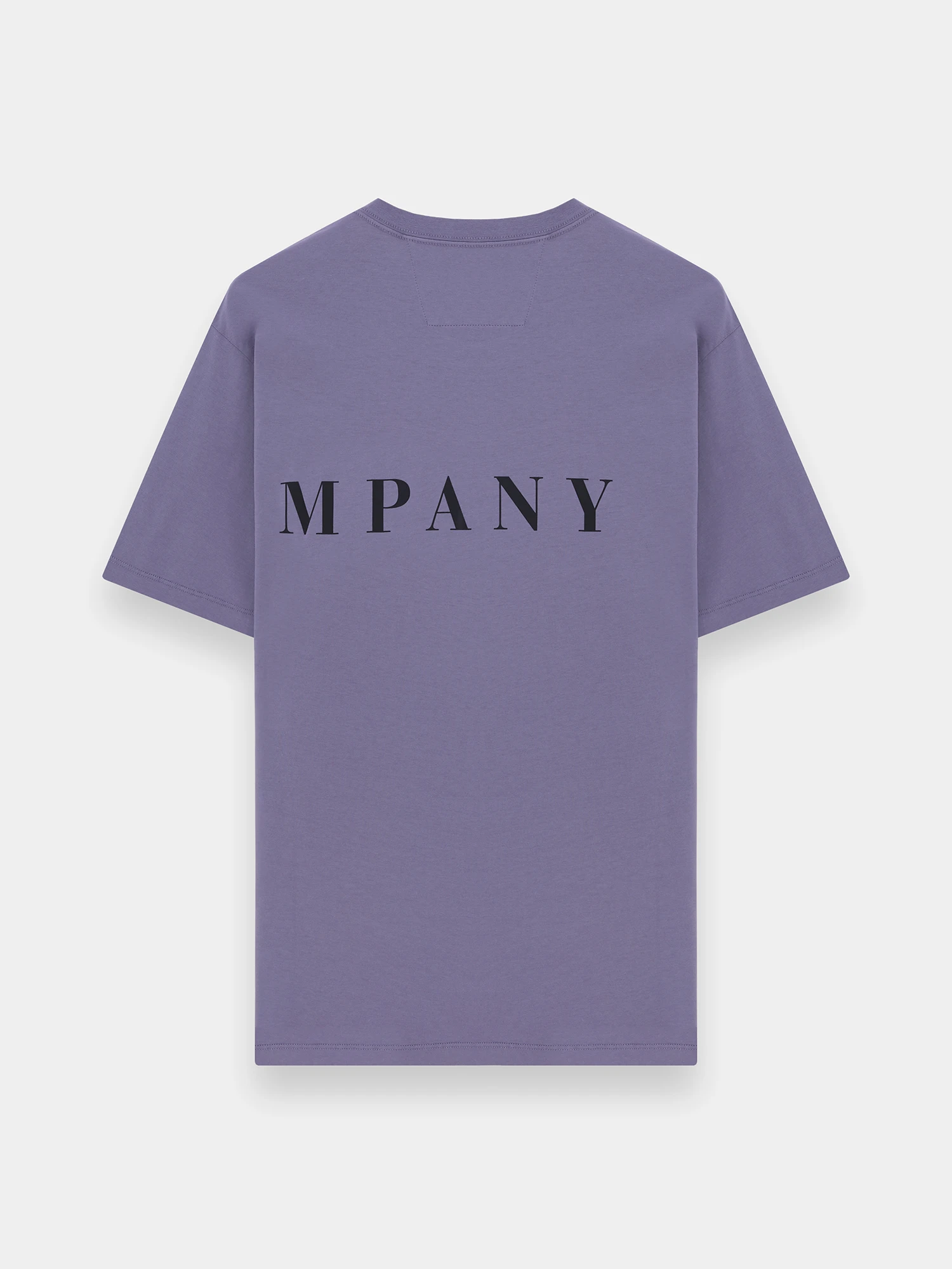 Футболка C.P. Company 30/1 Jersey Front-Back Logo Lavander Violet