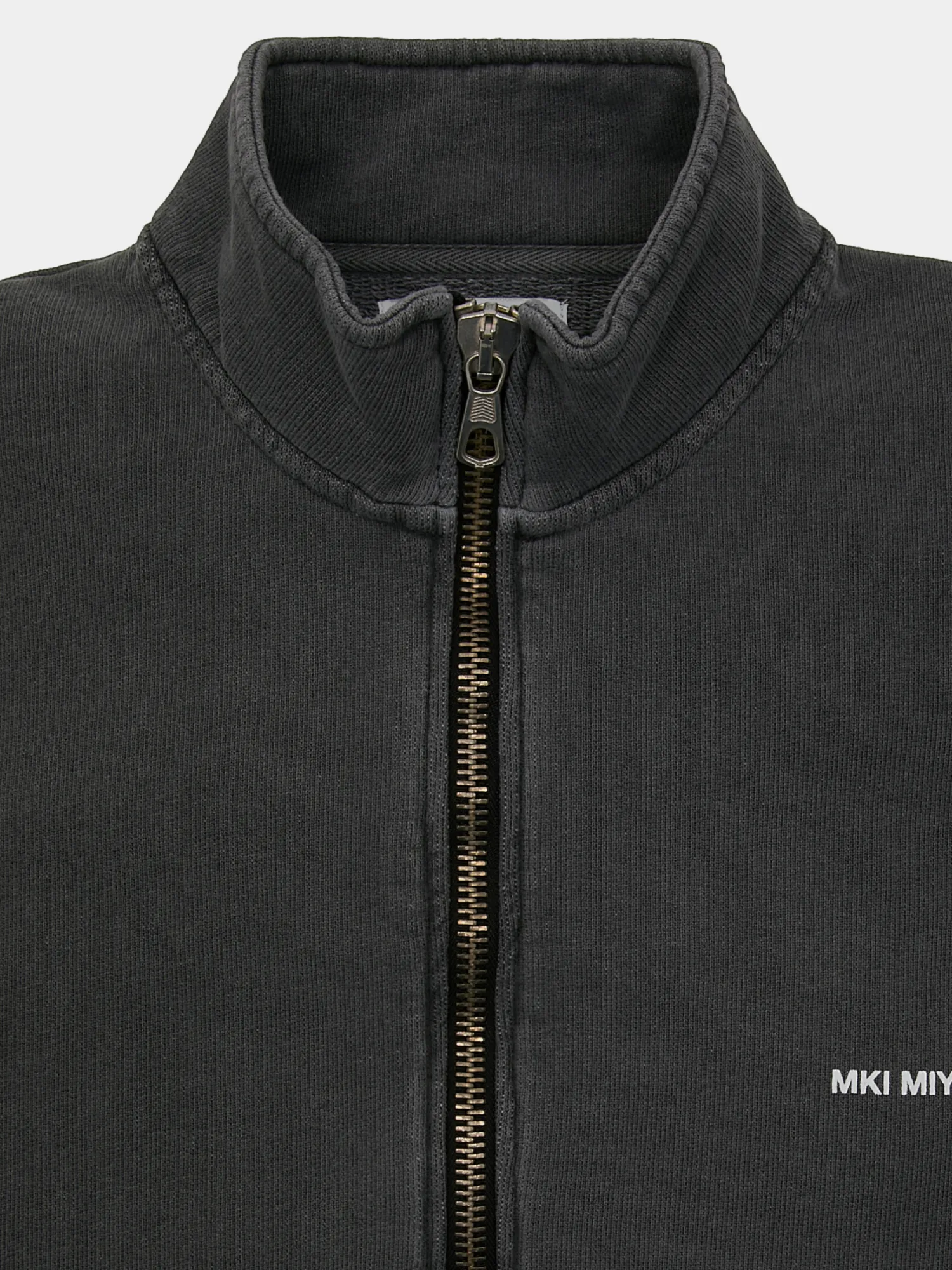 Халф-зип MKI MIYUKI ZOKU Uniform Quarter Zip Pigment Black