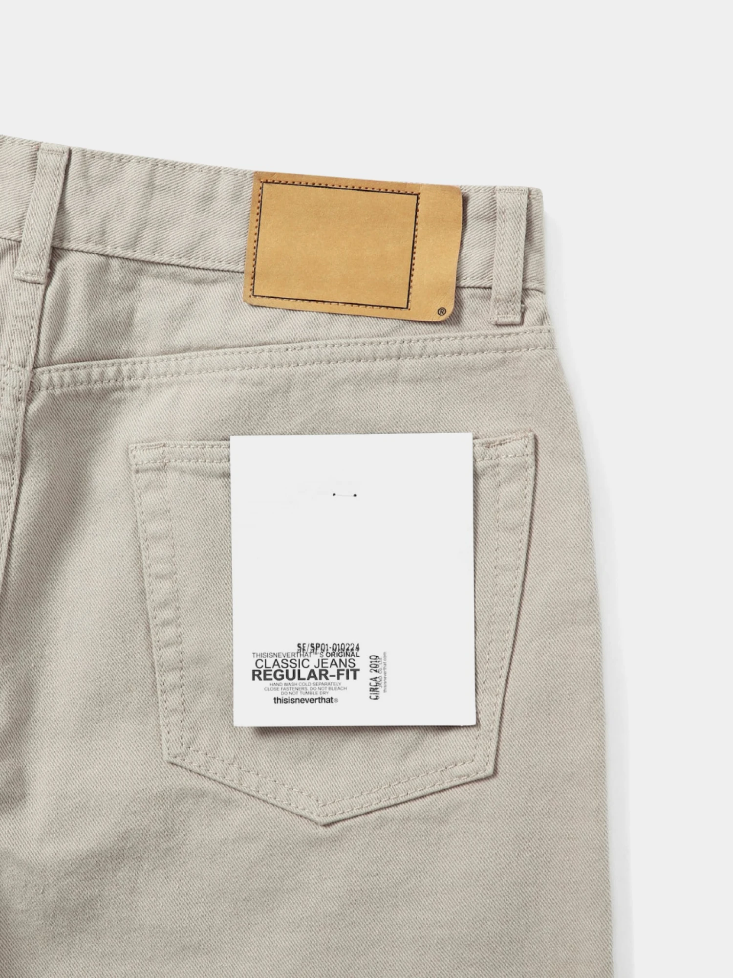 Джинсы thisisneverthat Regular Jeans Grey