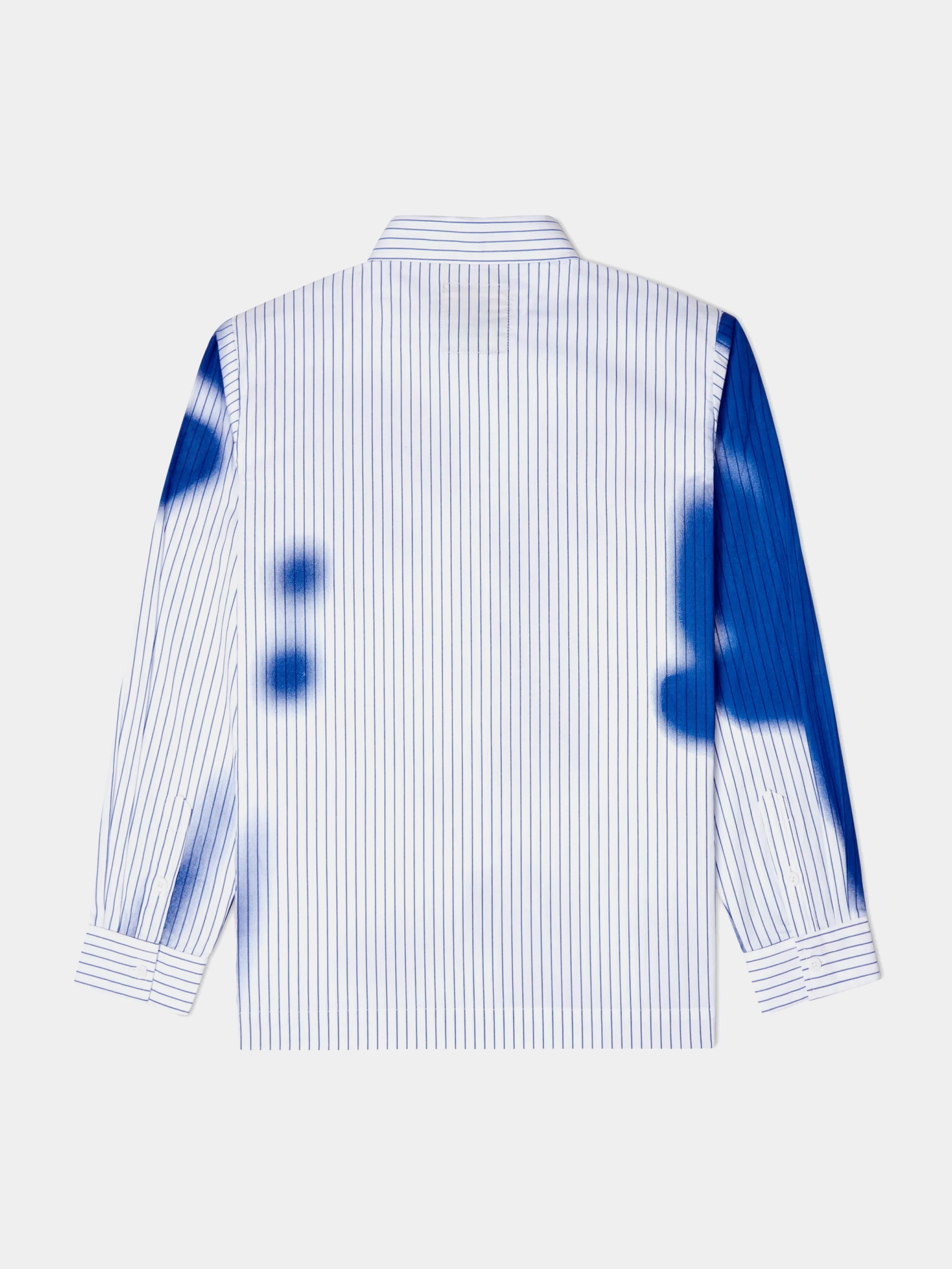 Рубашка KidSuper Stripe Blurry Face Shirt White