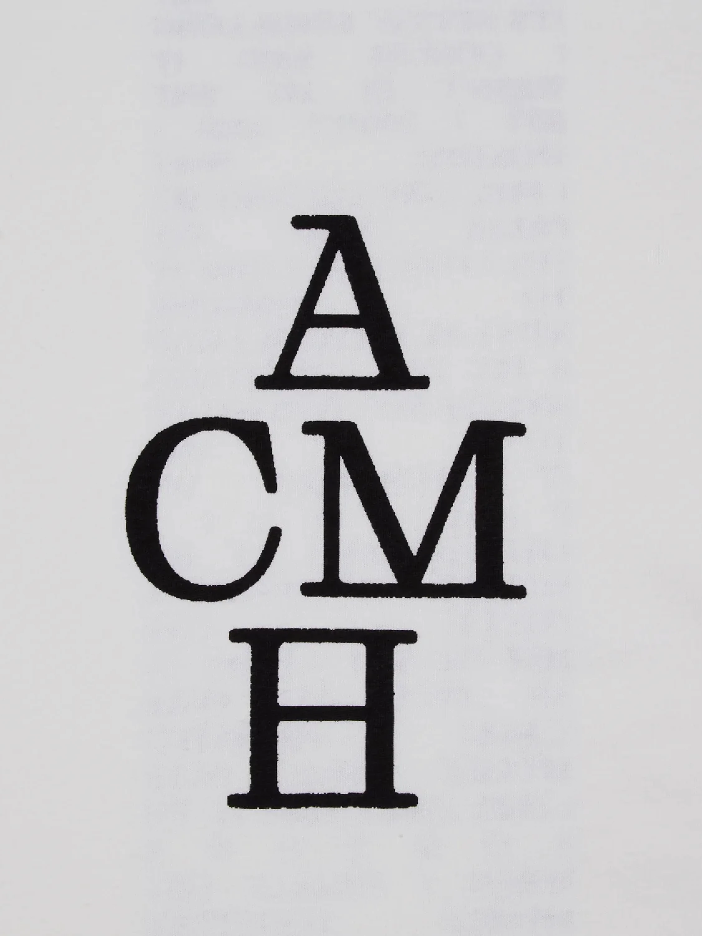 Футболка ACMH Lyrics SS Tee Off White