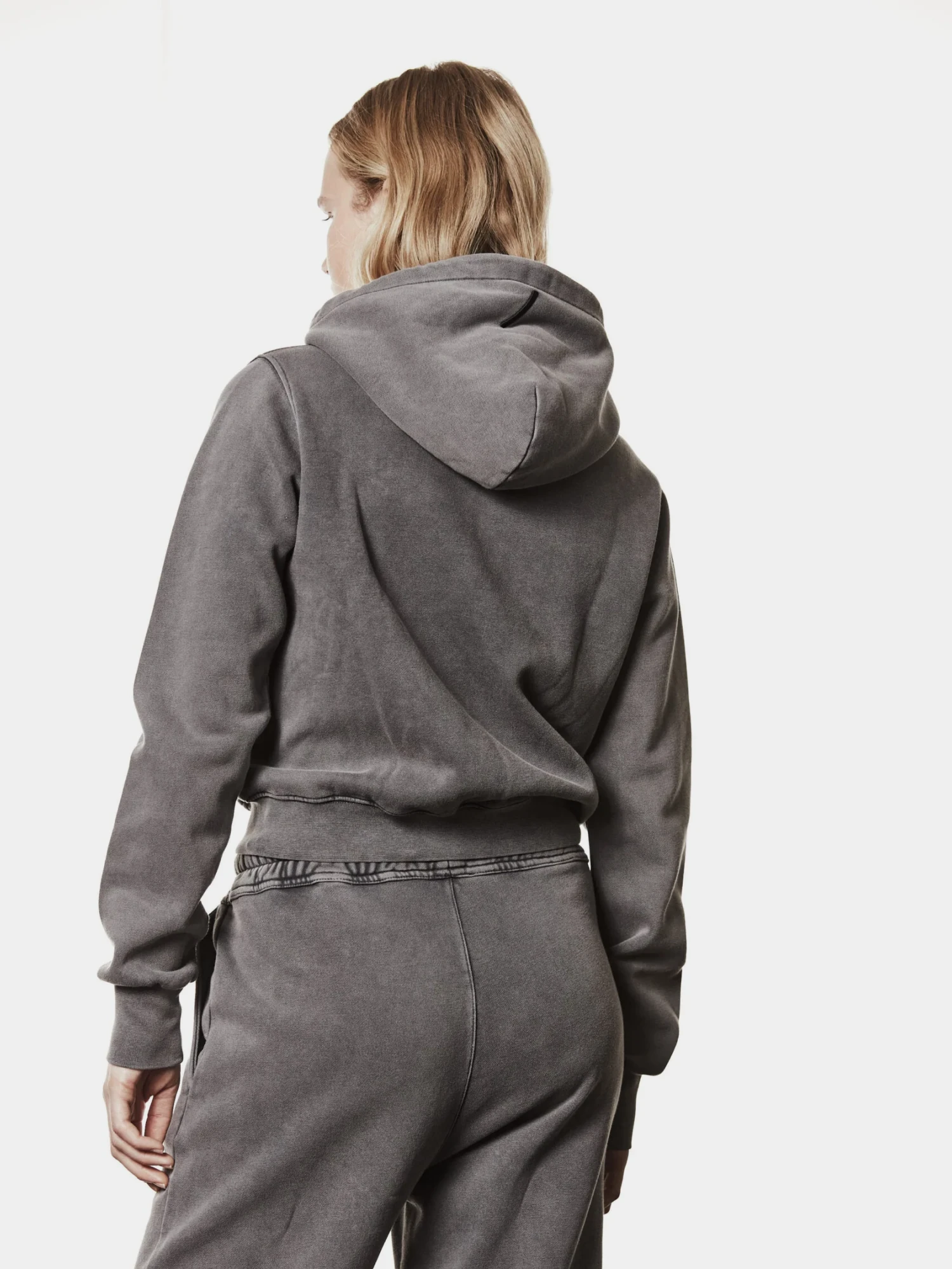 Женское зип-худи thom/krom W SJ 495 Used Grey