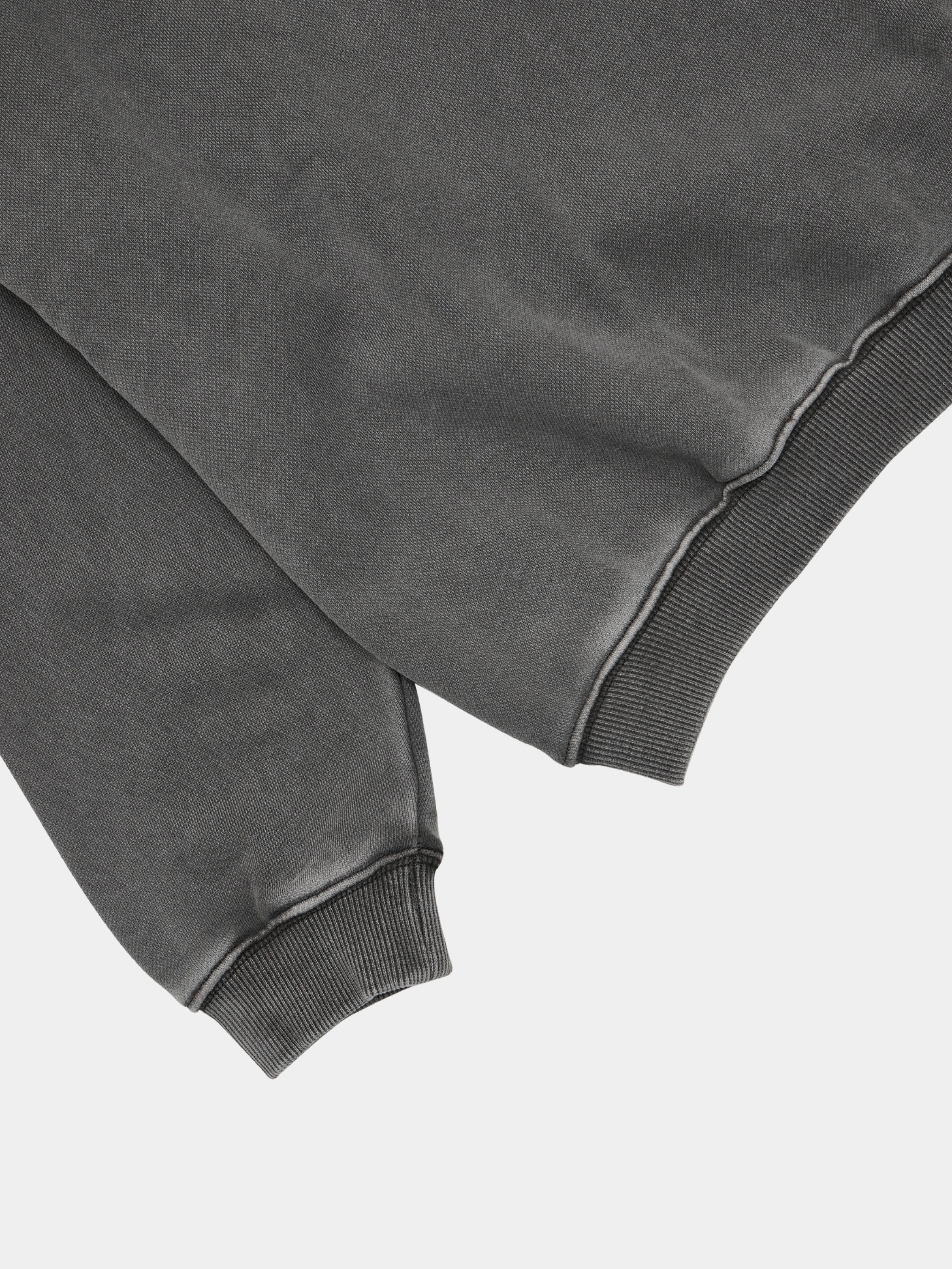 Худи AMOMENTO Garment Dyed Hoodie Charcoal