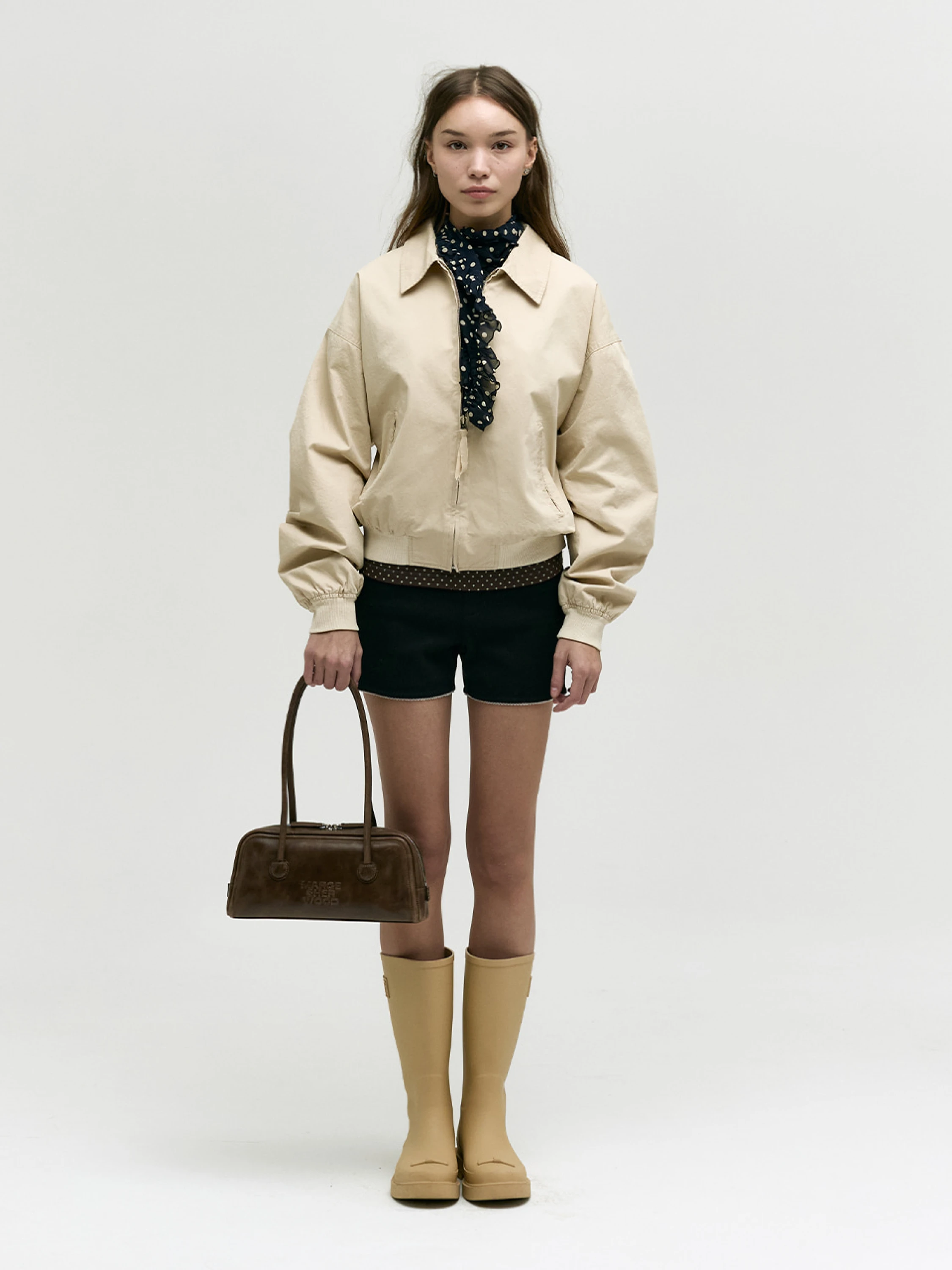 Женская сумка MARGESHERWOOD Soft Baguette Washed Brown