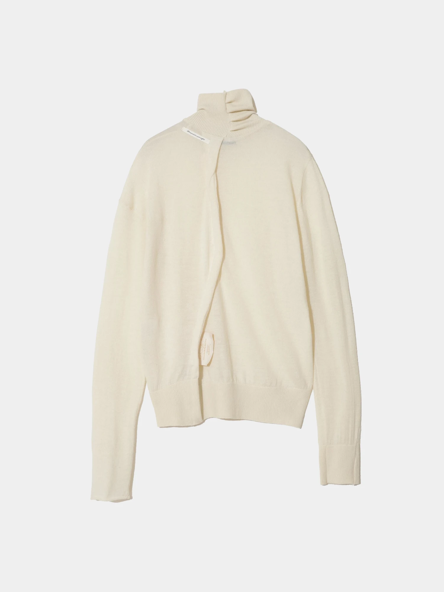 Женская водолазка UNDERCOVER Asymmetrical Off White