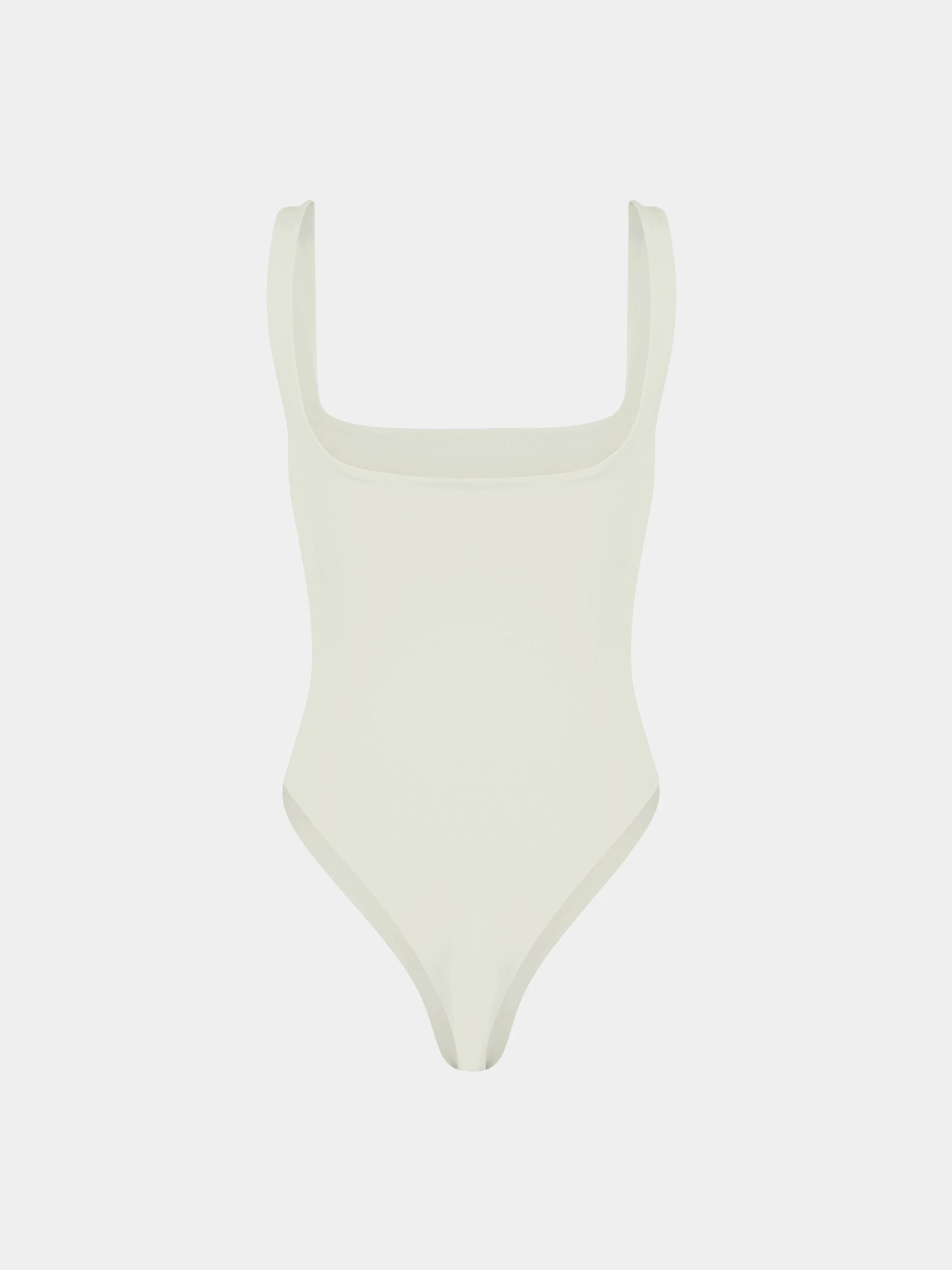 Женское боди entire studios Square Neck Nylon Rice