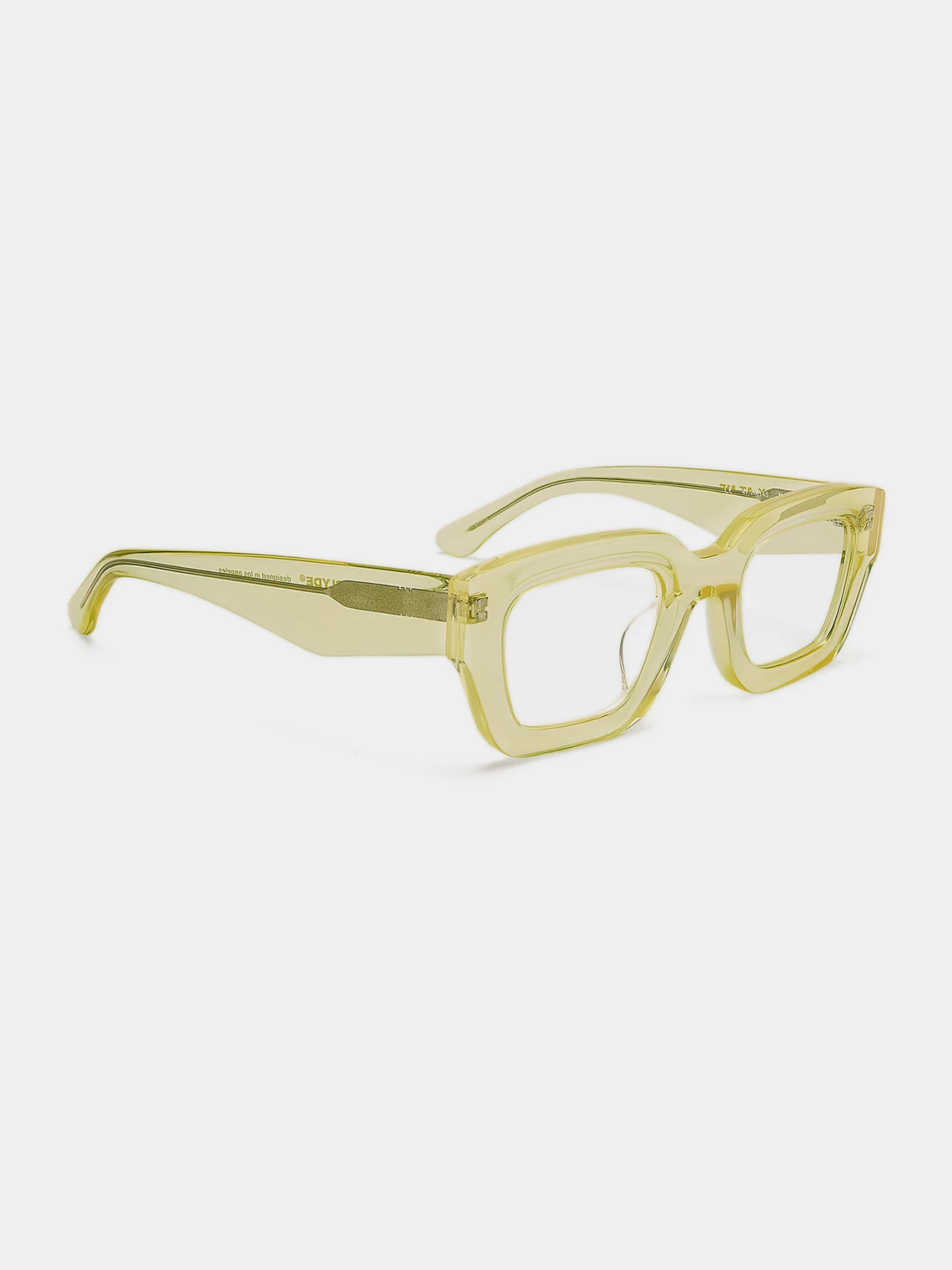 Очки Bonnie Clyde Karate Transparent Yellow and Clear Lens