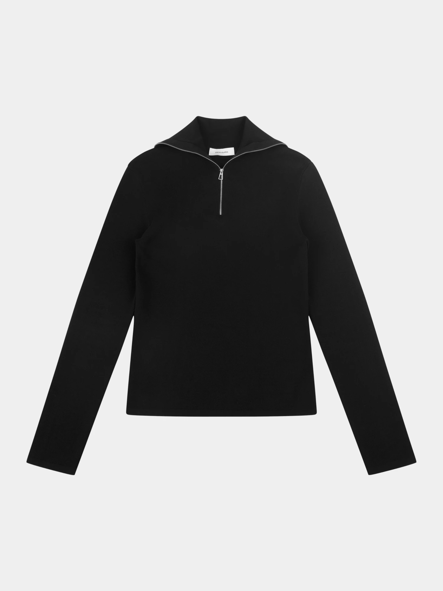 Женский халф-зип entire studios Turtle Neck Black