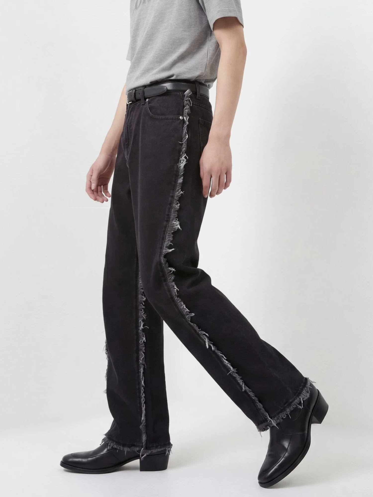 Джинсы lorenz Nico Fringe Washed Black