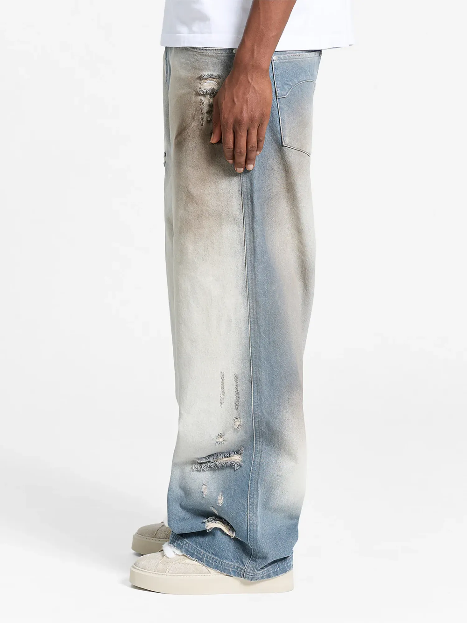 Джинсы RETERNITY Coloris Distressed Blue