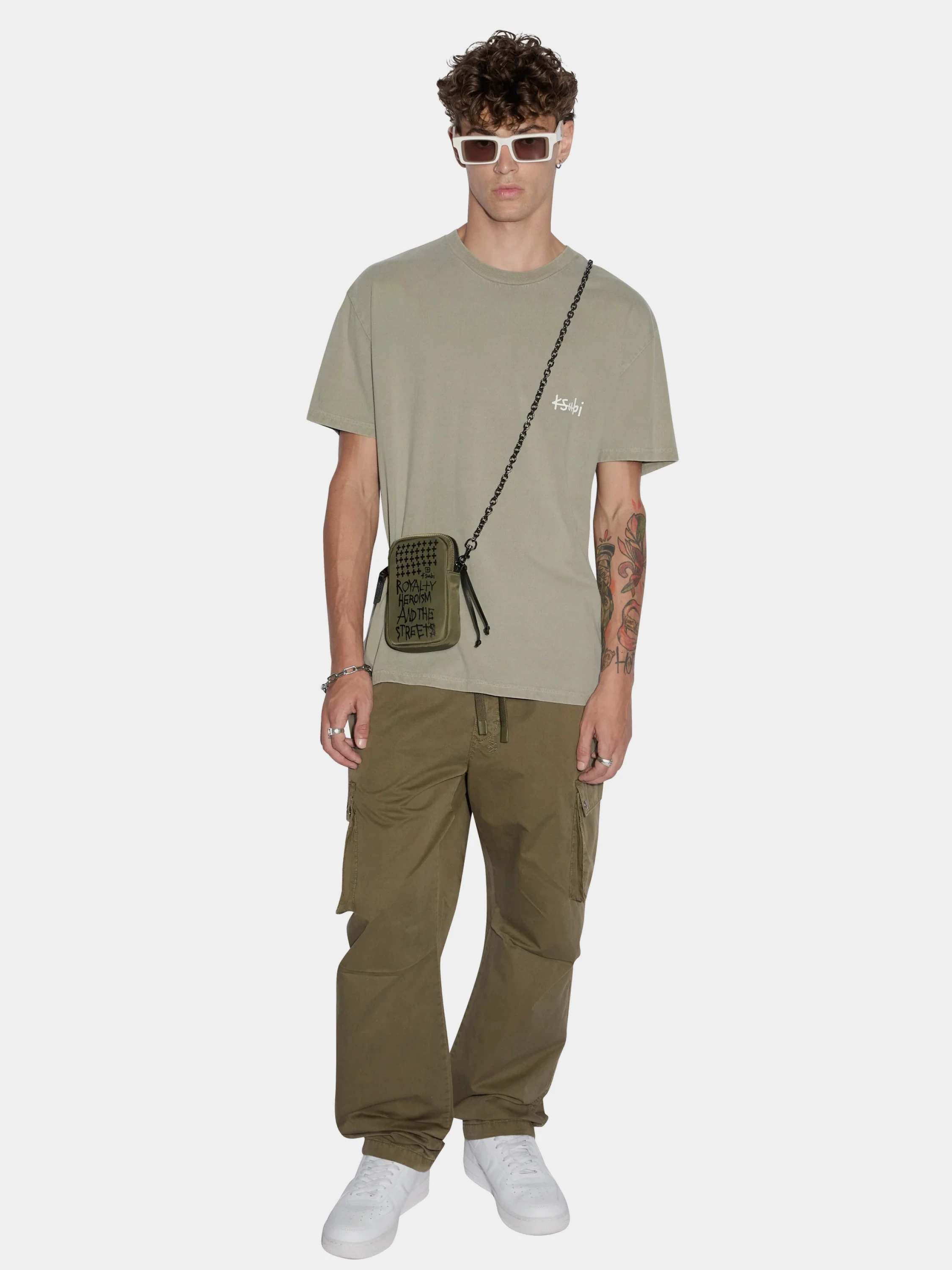 Футболка Ksubi All Day Biggie Ss Tee Green