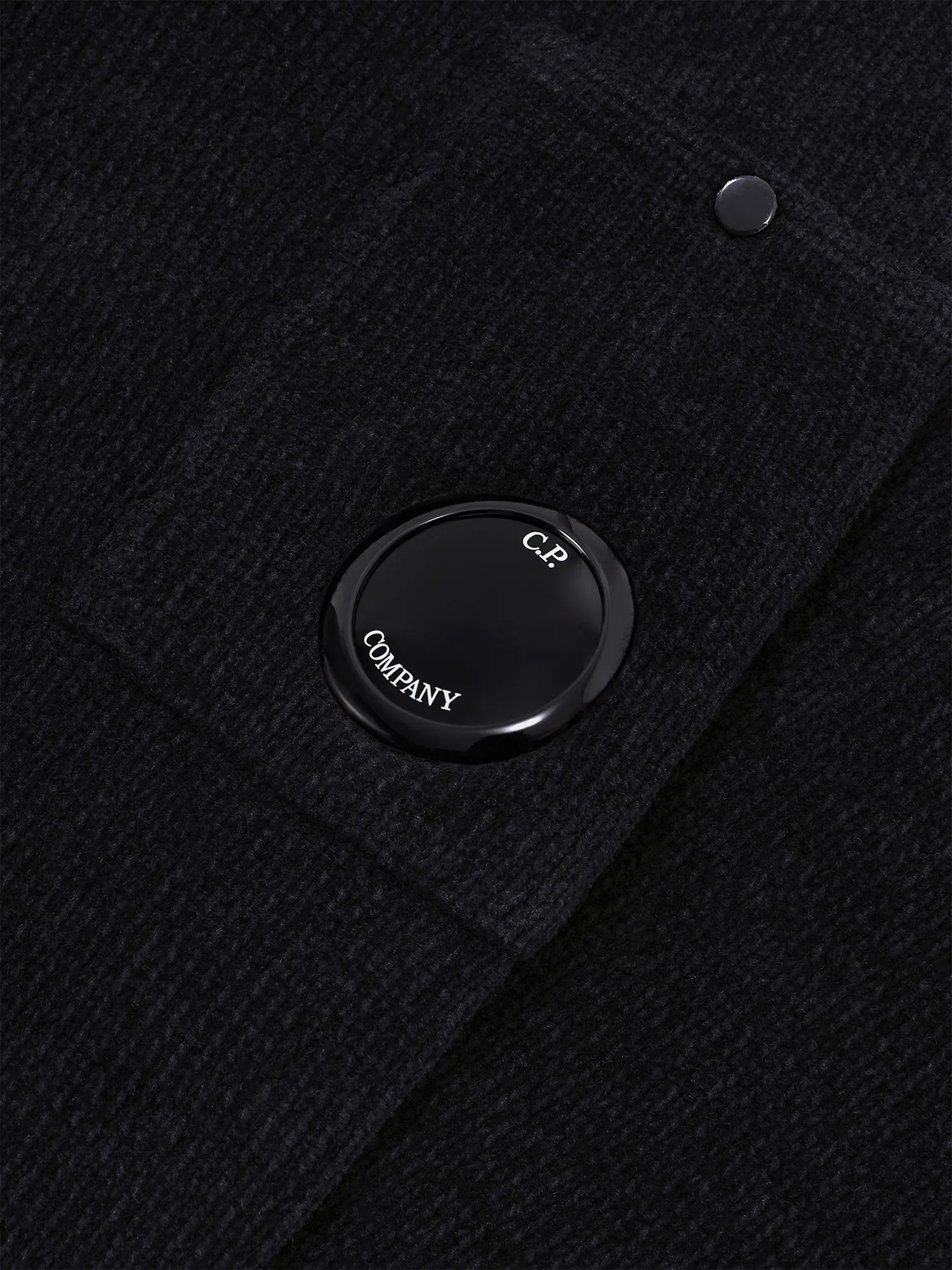 Кардиган C.P. Company Cotton Chenille Double Zipped Black Sand