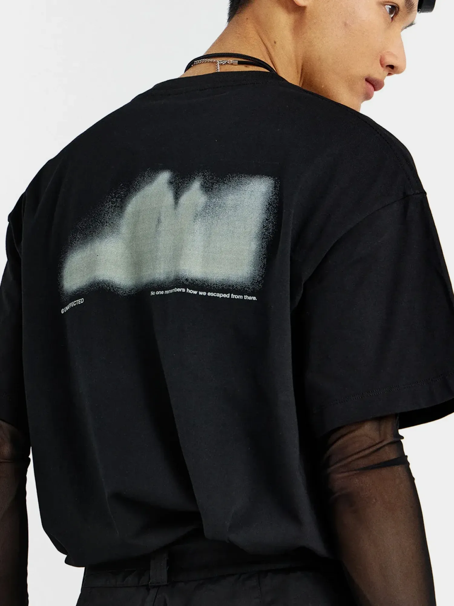 Футболка UNAFFECTED Smudge T-Shirt Black