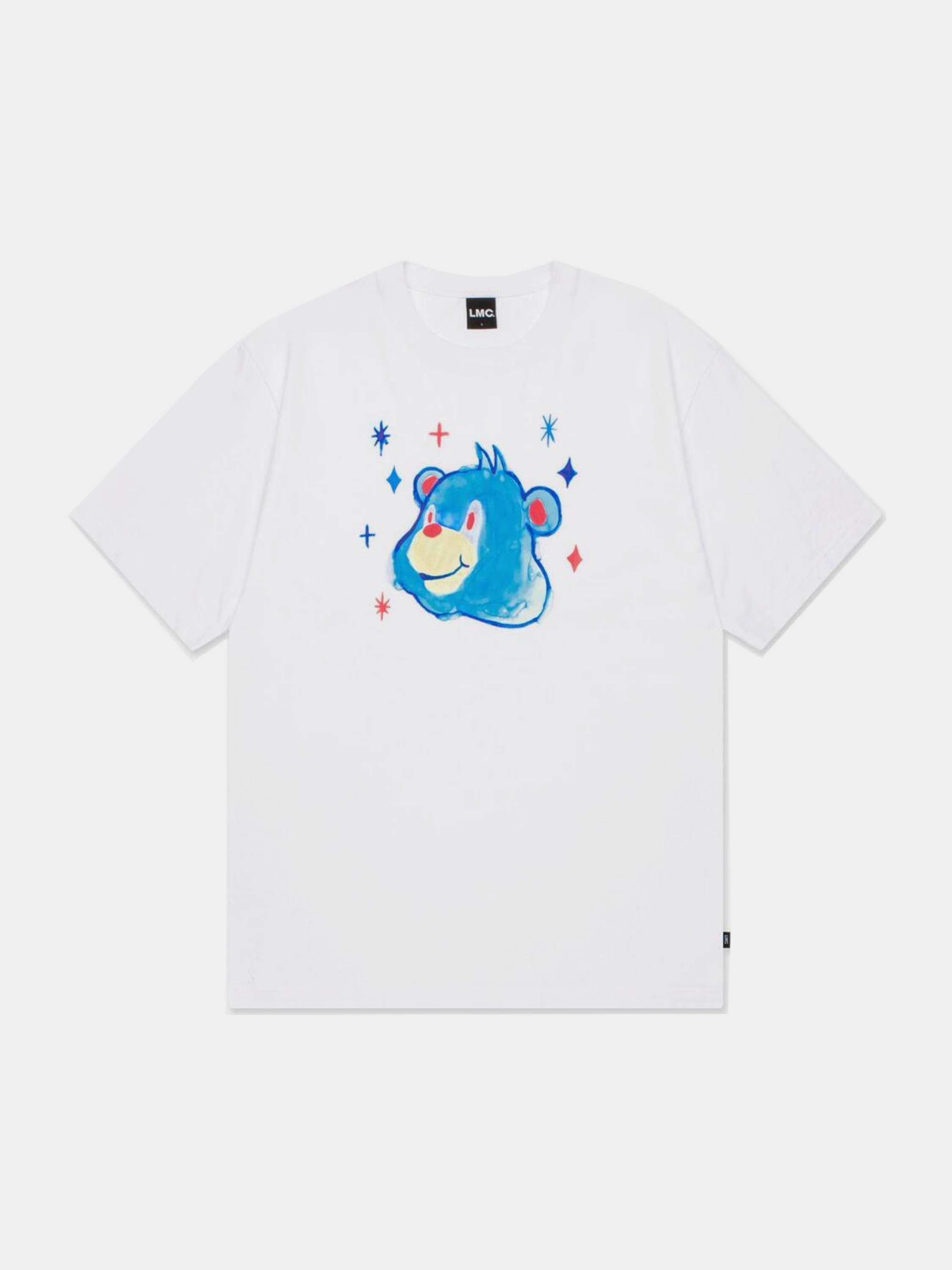 Футболка LMC Water Color Bear Head Tee White