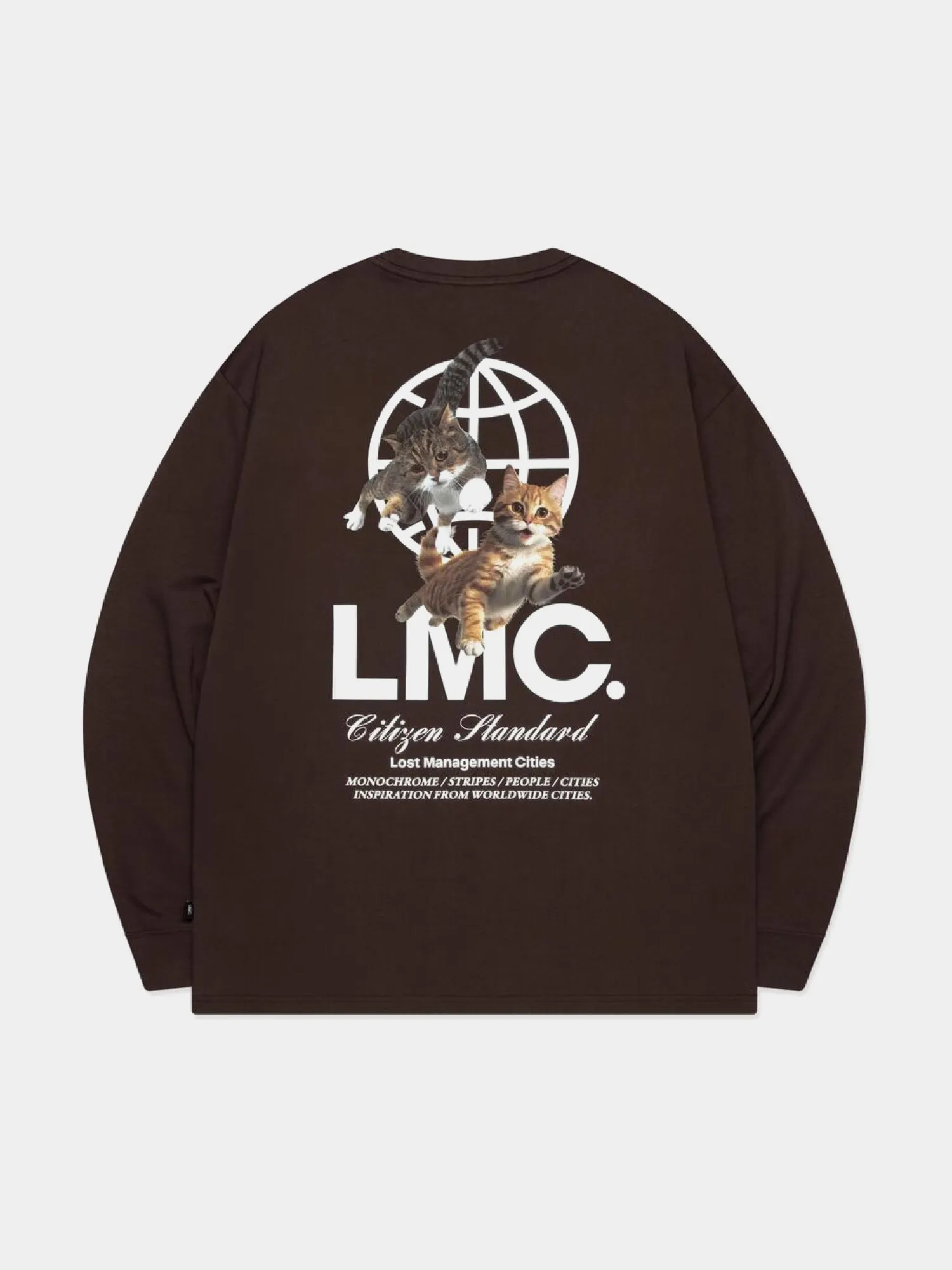 Лонгслив LMC Flying Cats Long Slv Tee Brown