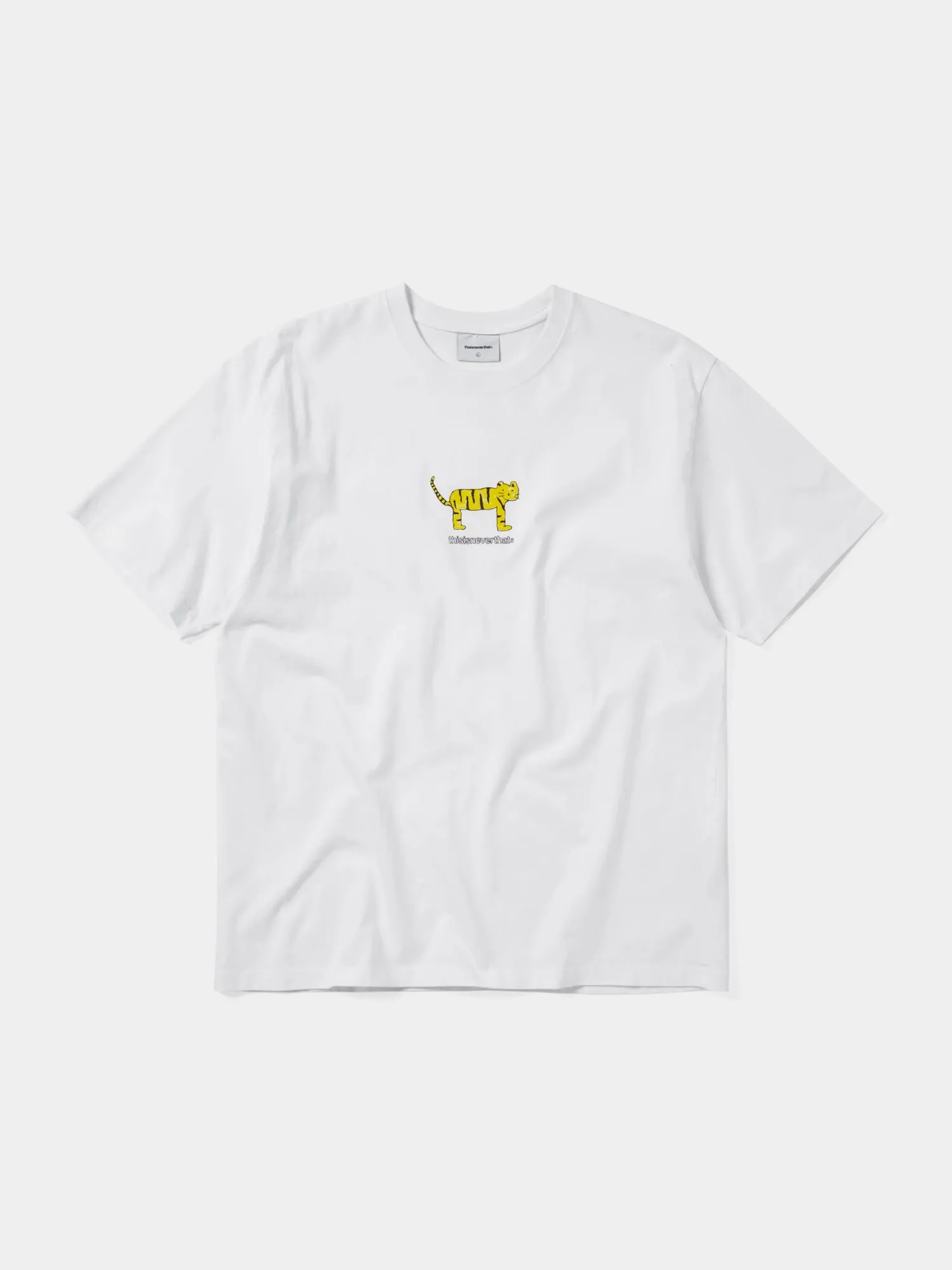 Футболка thisisneverthat Yellow Cat Tee White