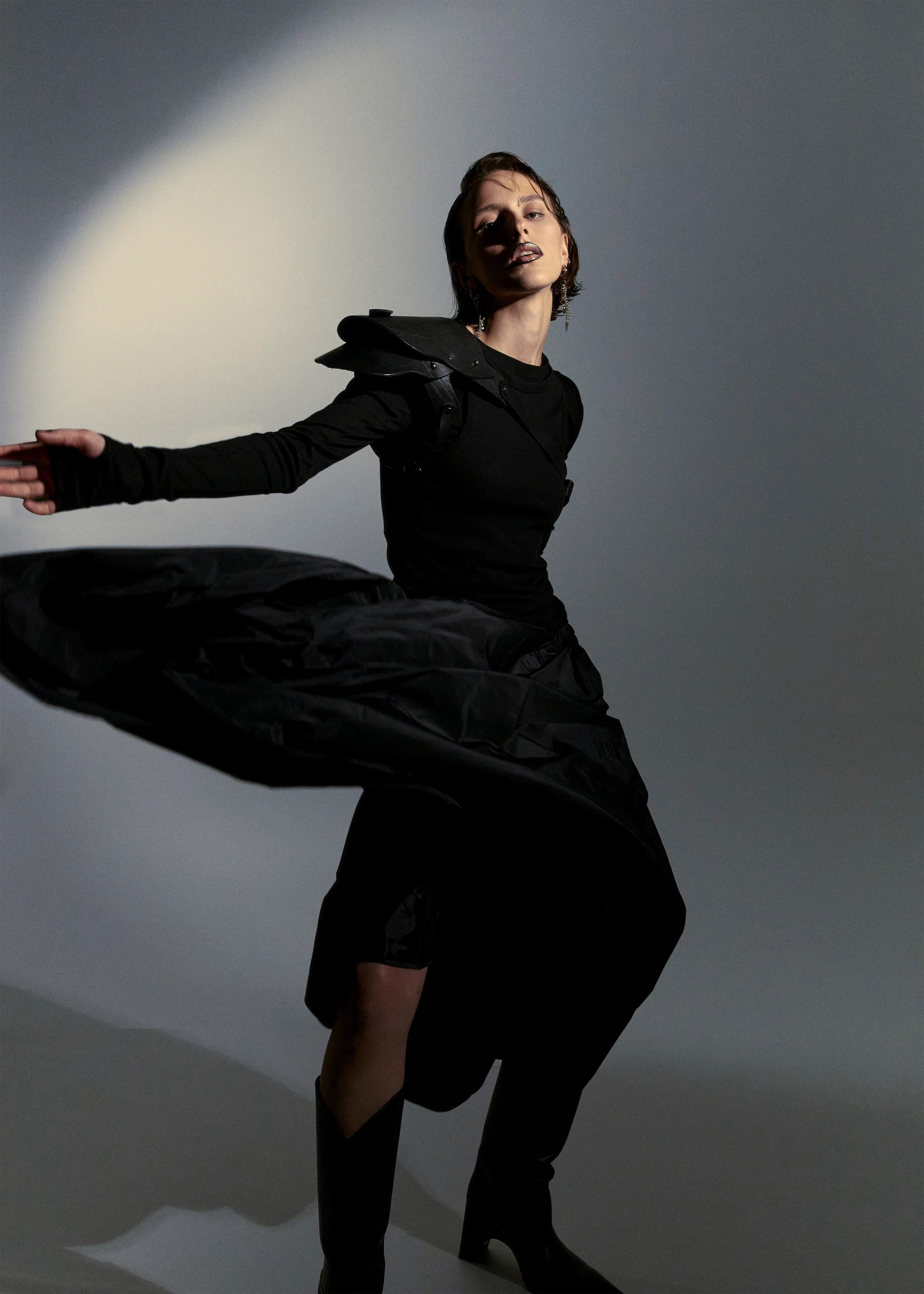 Женская юбка JUUN.J MA-1 Skirt-Black